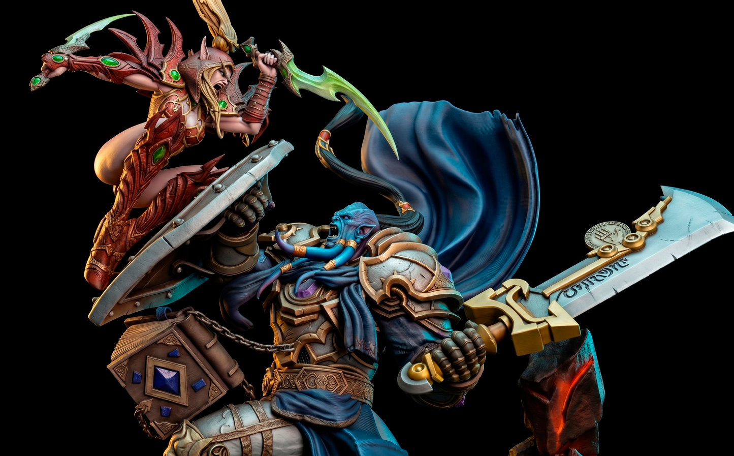 1296 Vindicator Maraad_Valeera Sanguinar - STL 3D Print File