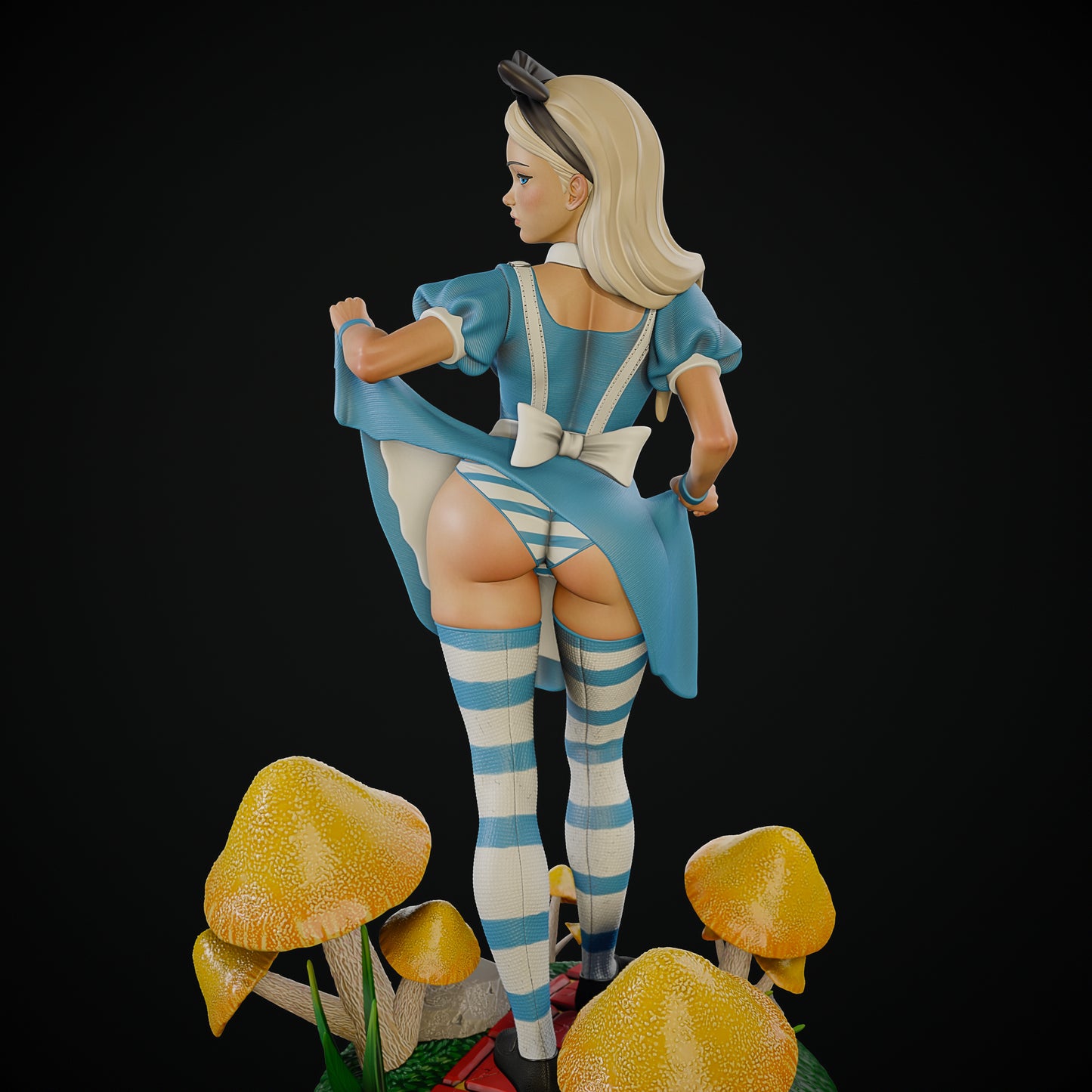1585 Alice in Wonderland - STL 3D Print Files
