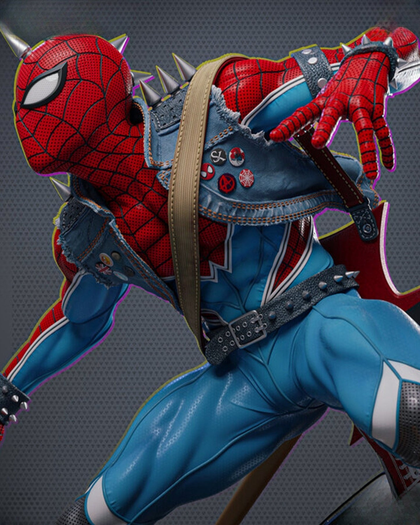 1308 SpiderPunk - STL 3D Print Files