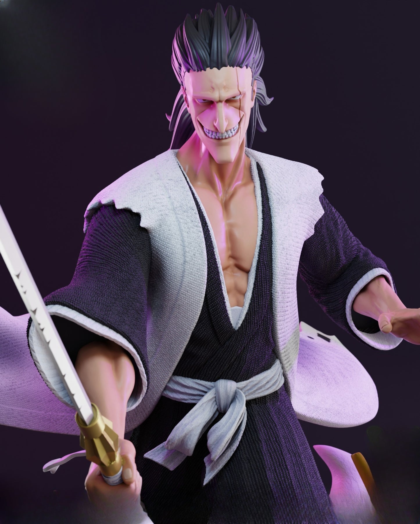 1239 Zaraki Kenpachi_Bleach - STL 3D Print File