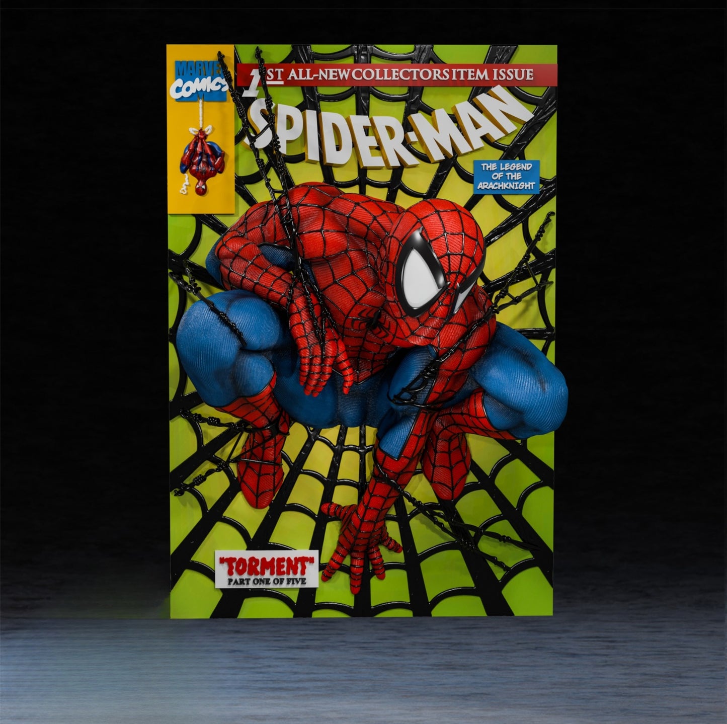 1422 Spiderman Concert Poster - STL 3D Print Files