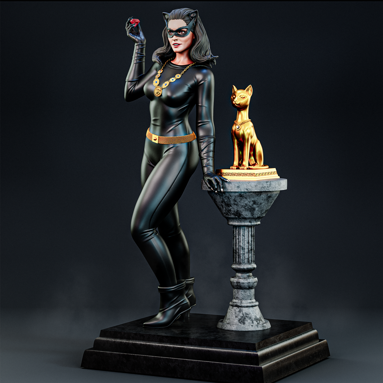 1024 Julie Newmar Catwoman NSFW - STL 3D Print Files