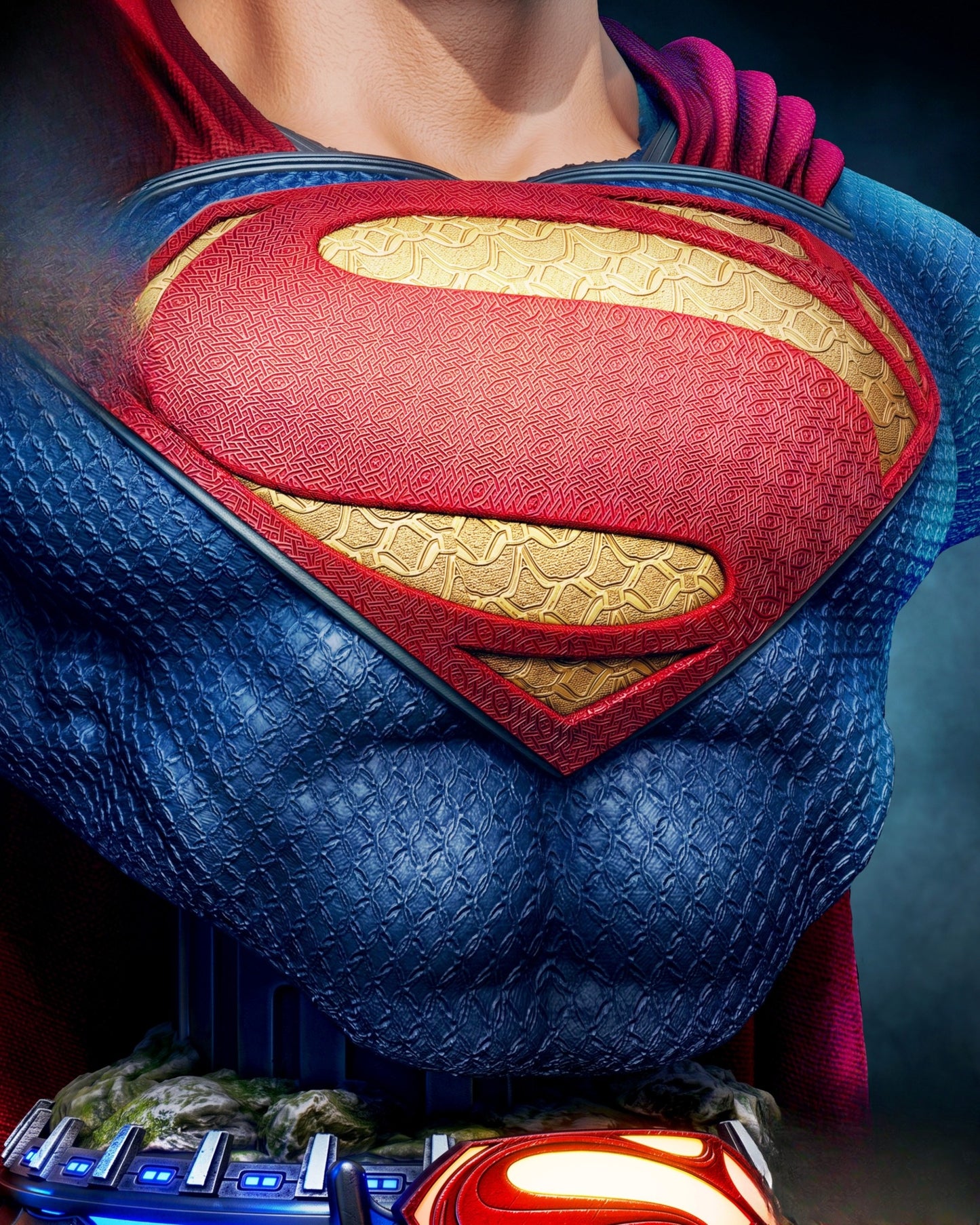 1515 Man of Steel_Superman BUST - STL 3D Print Files
