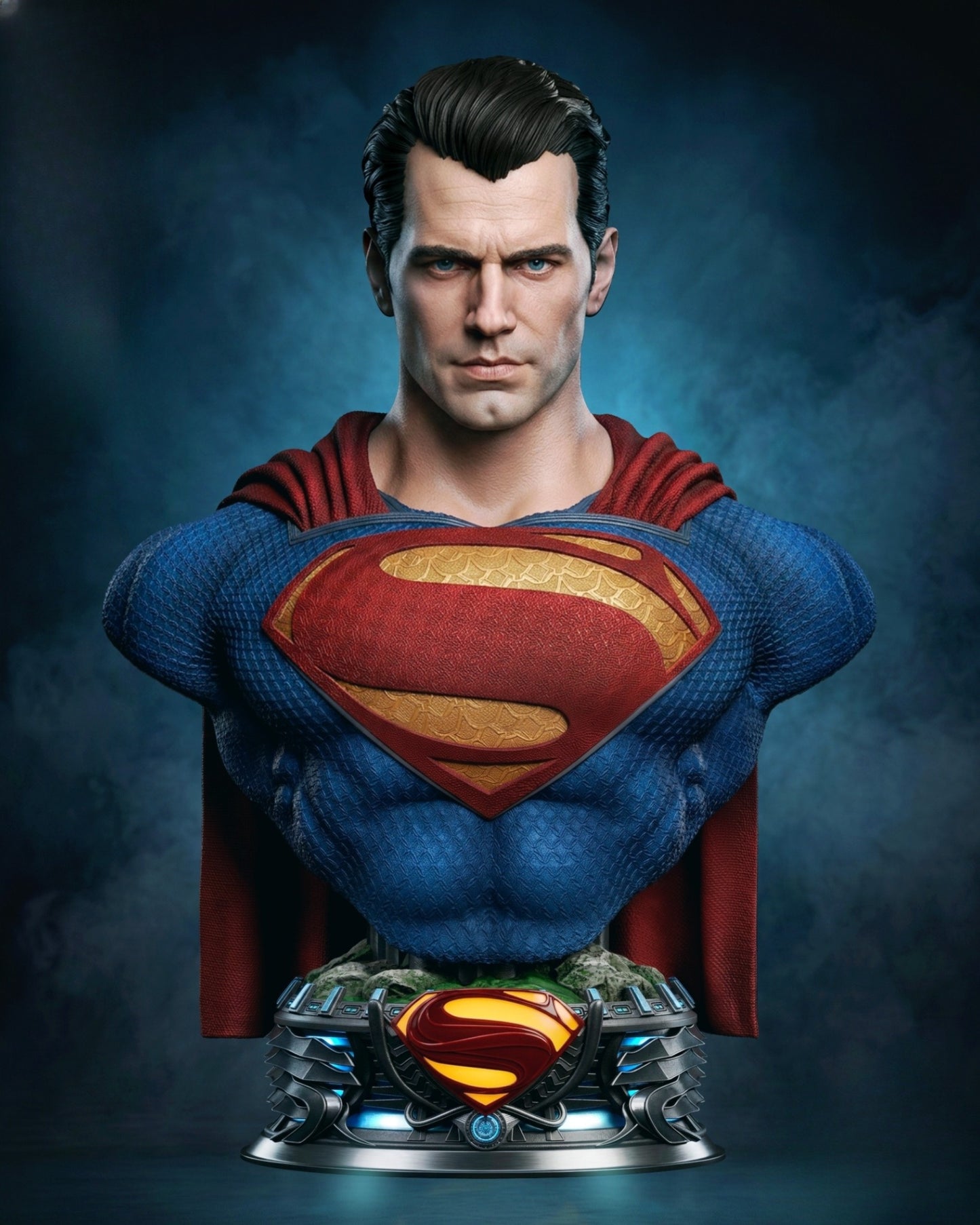 1515 Man of Steel_Superman BUST - STL 3D Print Files