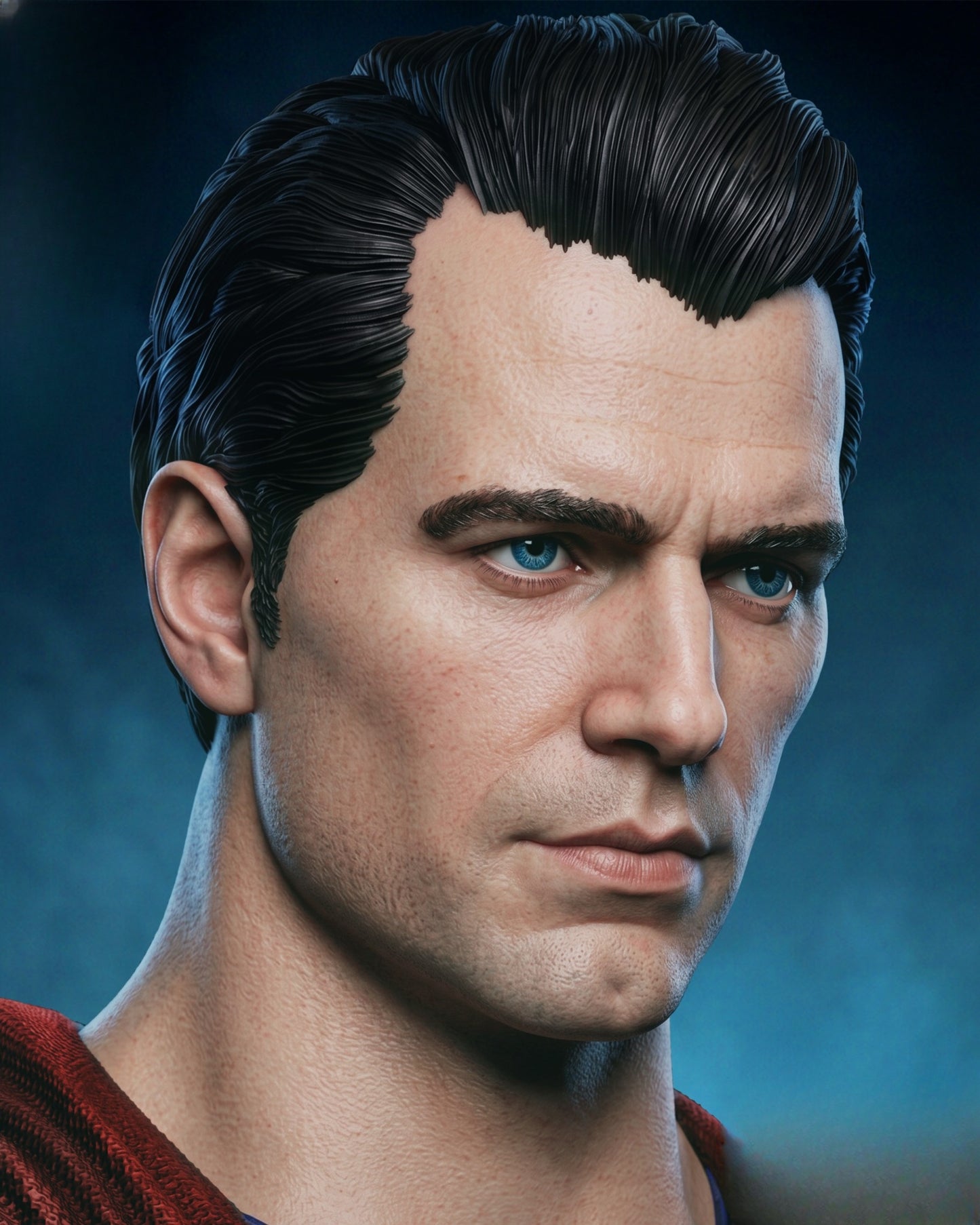 1515 Man of Steel_Superman BUST - STL 3D Print Files