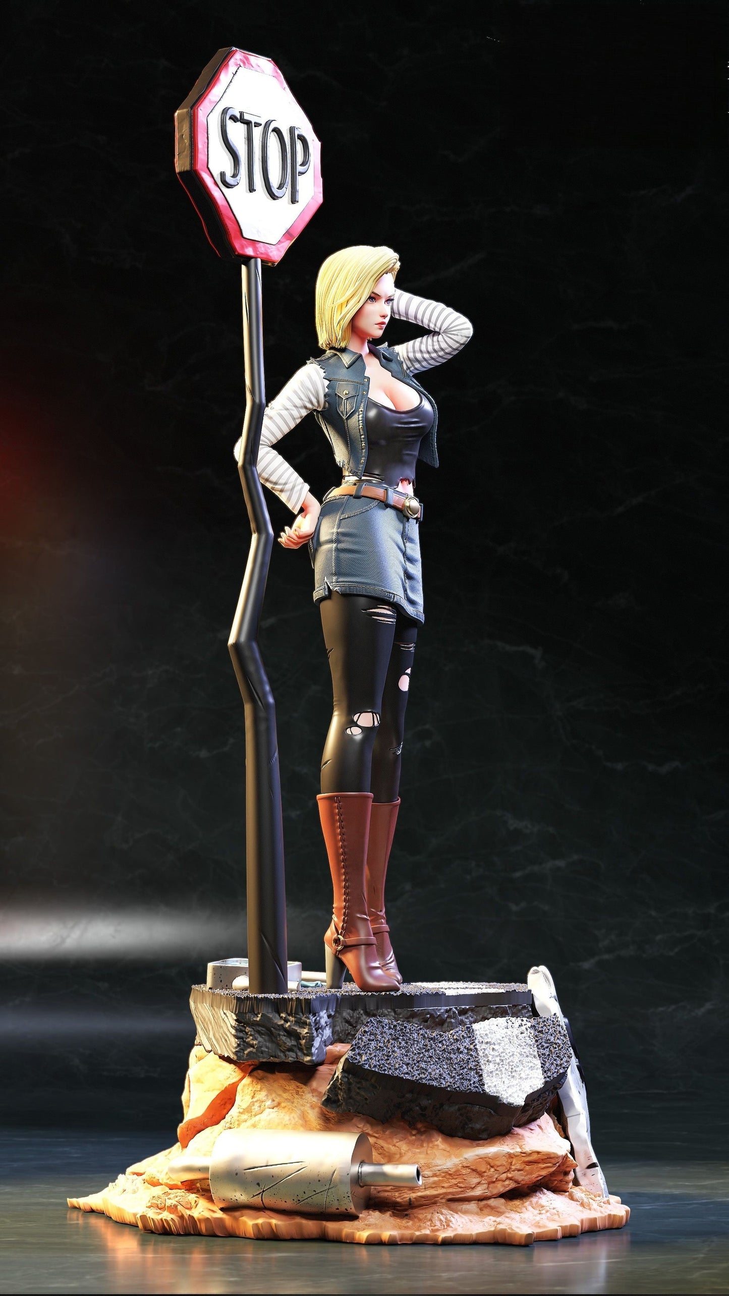 0787 Android 18 - STL 3D Print Files