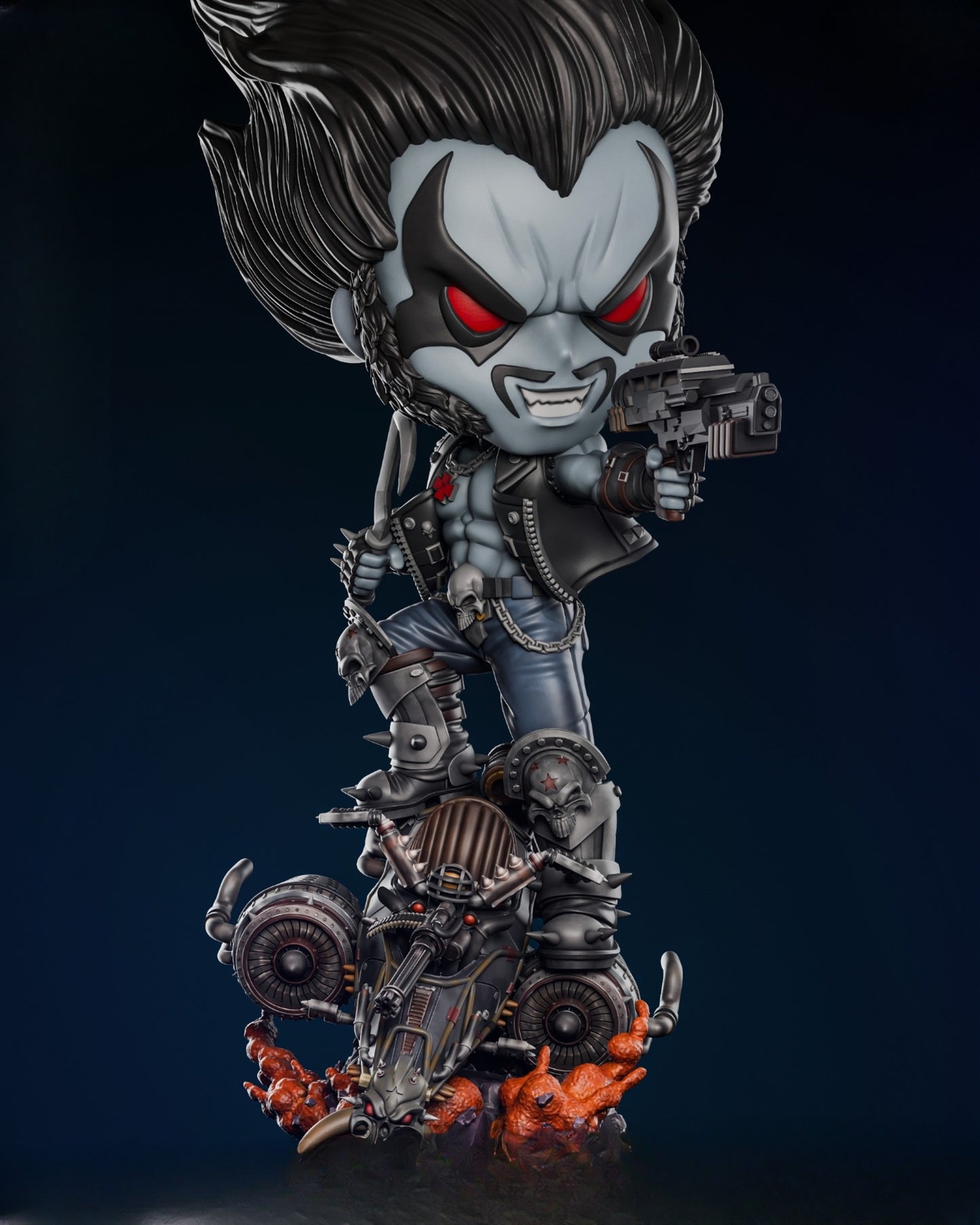 0619 Lobo Chibi - STL 3D Print Files