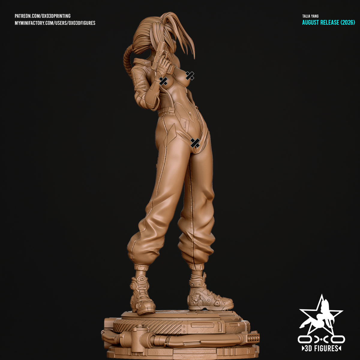 1872 Talia Yang_Cyberpunk - STL 3D Print Files