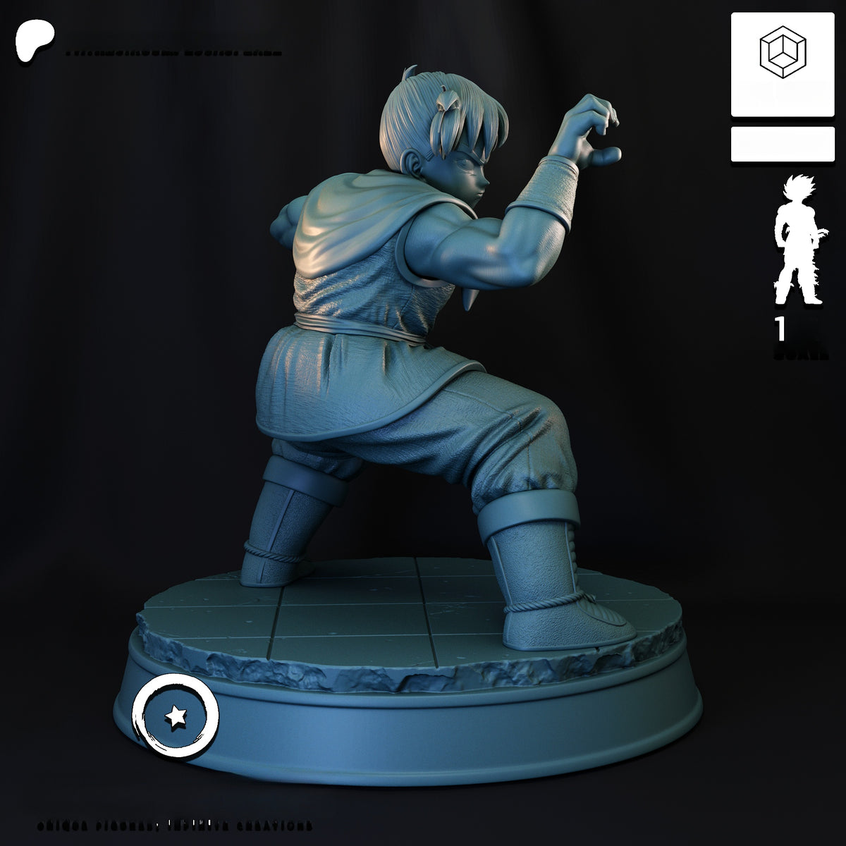 1765 Yamcha_Dragon Ball - STL 3D Print Files