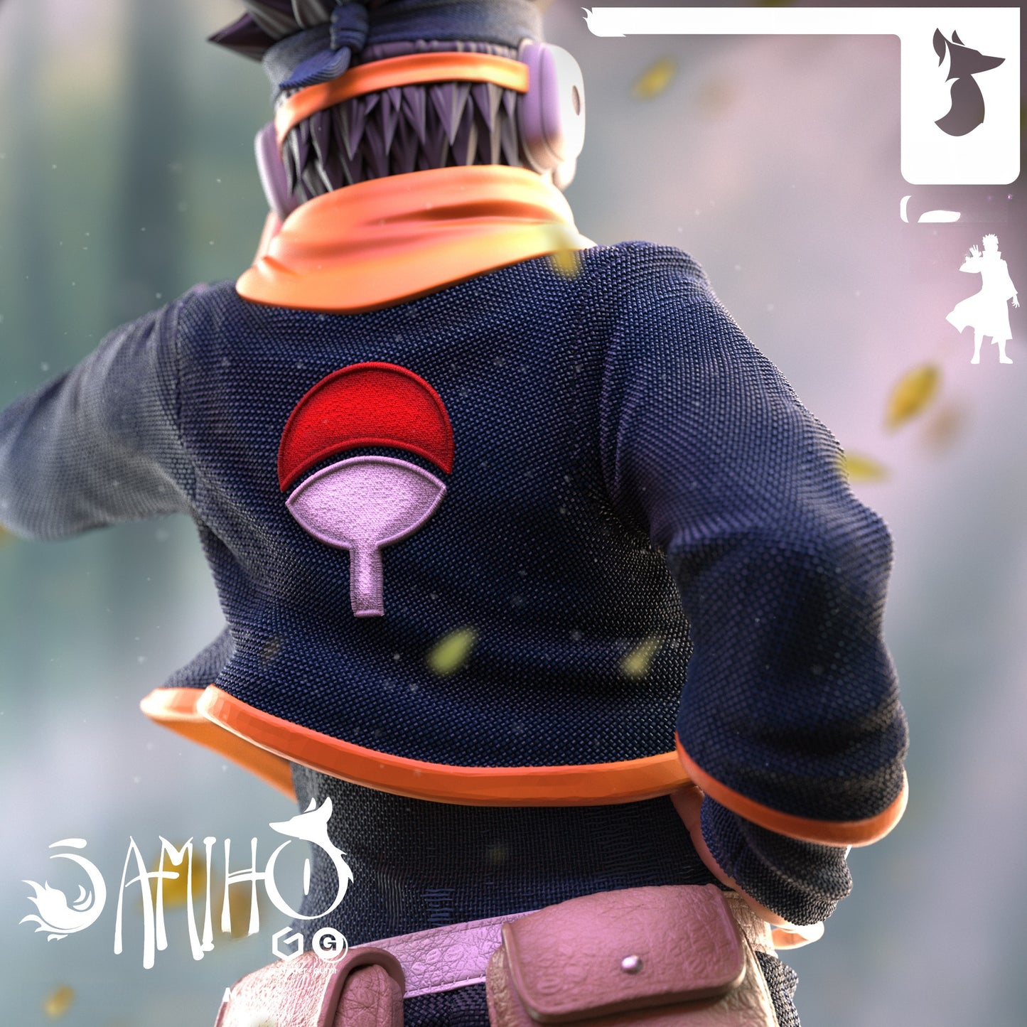 1432 Young Uchiha Obito_Naruto - STL 3D Print Files