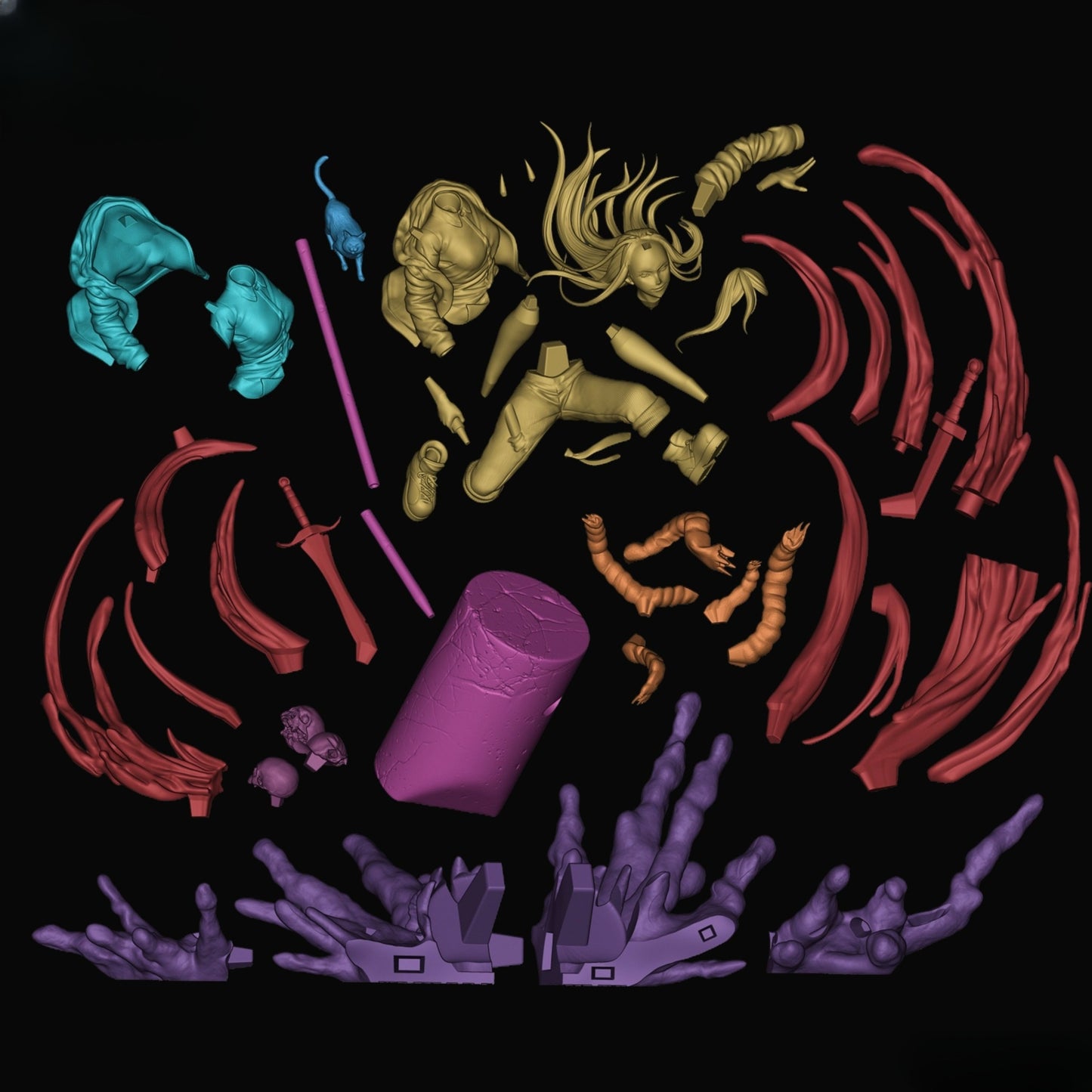 0301 Power_ChainsawMan - STL 3D Print Files