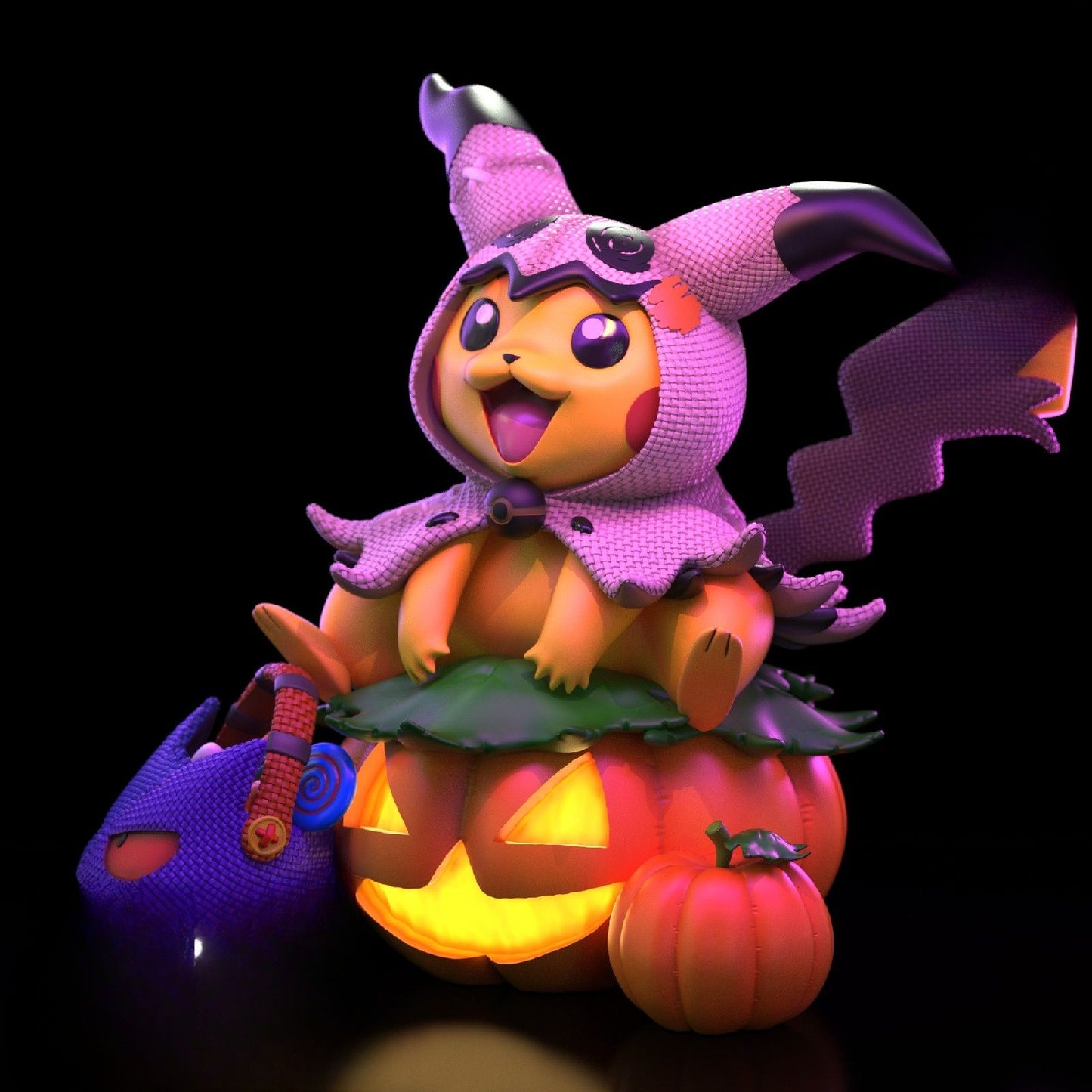 0252 Pikachu Pokemon - STL 3D Print Files