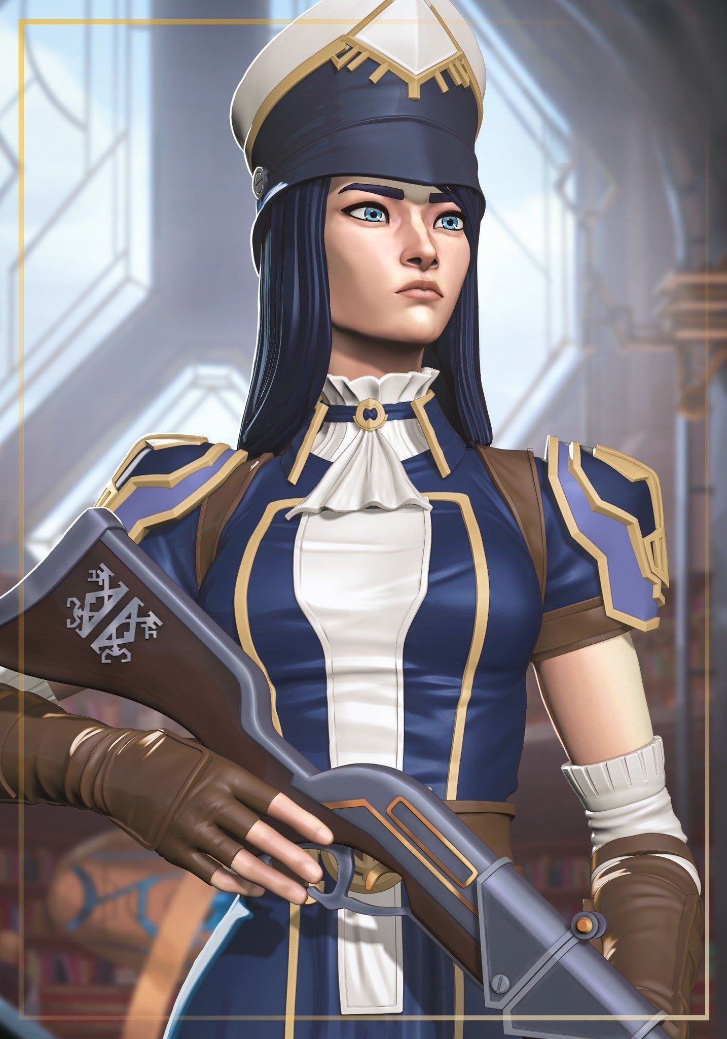 0163 Caitlyn Arcane - League of Legends - STL 3D Print Files