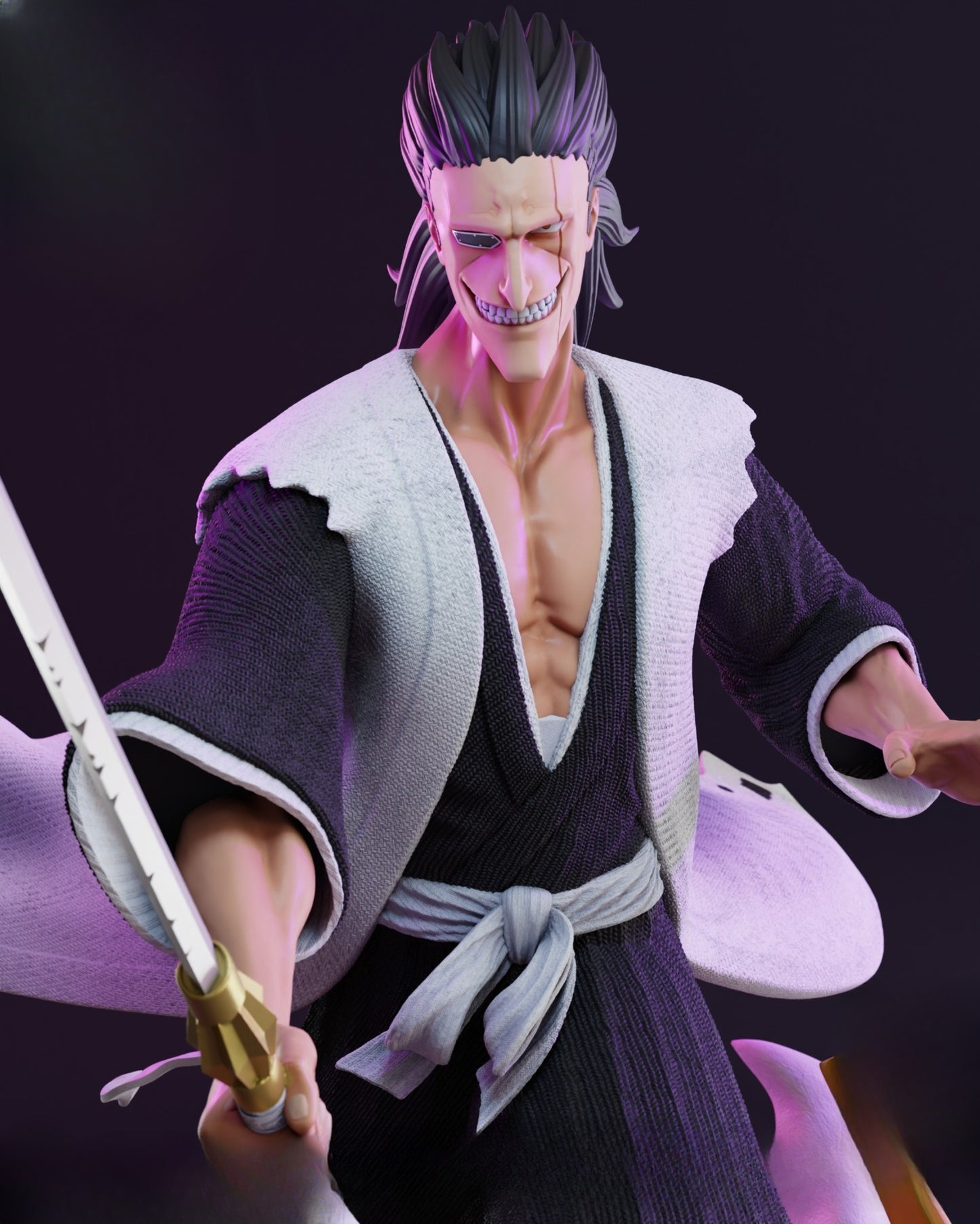 1239 Zaraki Kenpachi_Bleach - STL 3D Print File
