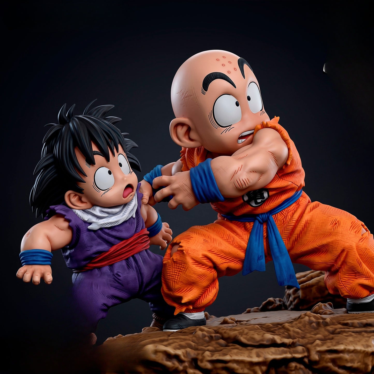 1553 Goku Nappa_Dragon Ball - STL 3D Print Files