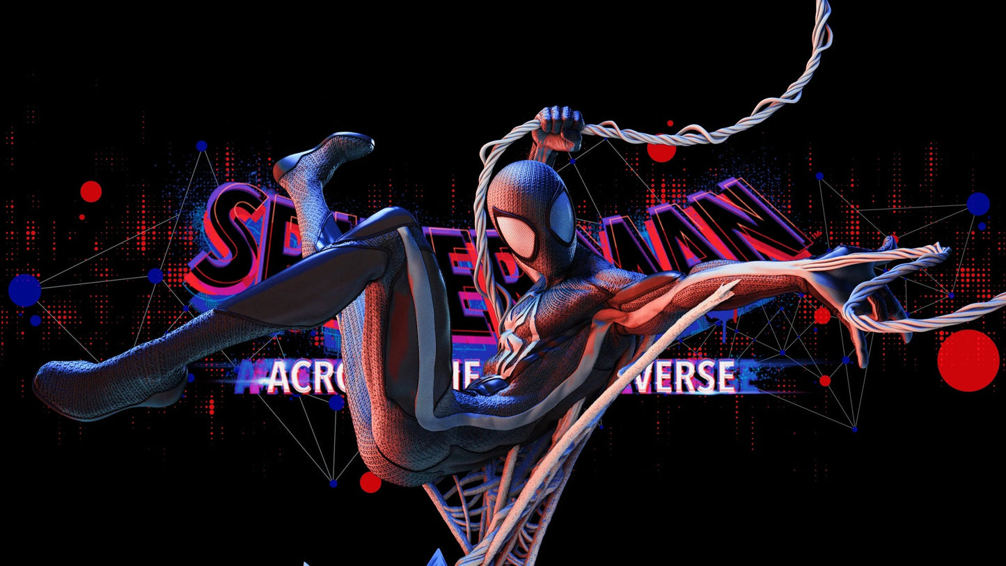 0122 Miles Morales - Spider-Man (1490) - STL 3D Print Files