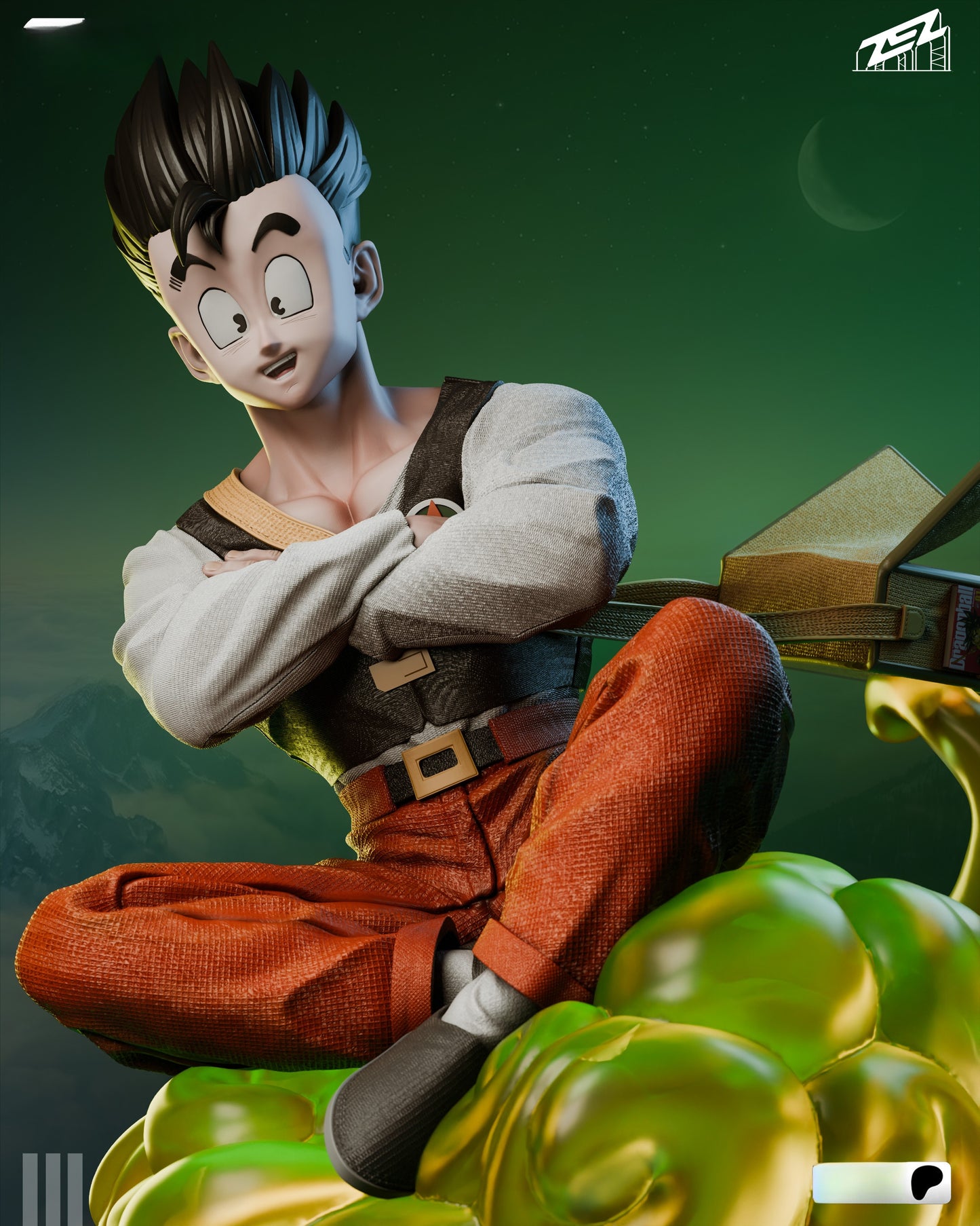 1639 Gohan_Dragon Ball Z - STL 3D Print Files