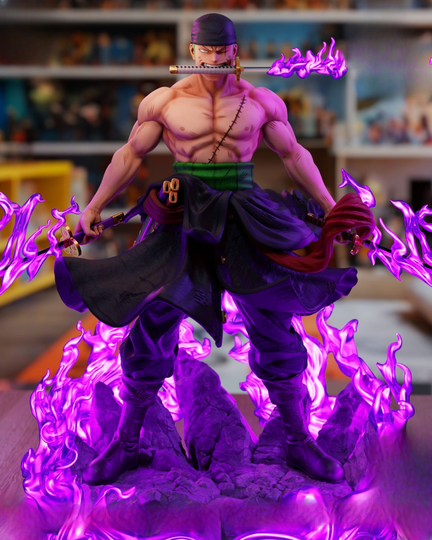 0207 Zoro_One Piece - STL 3D Print Files