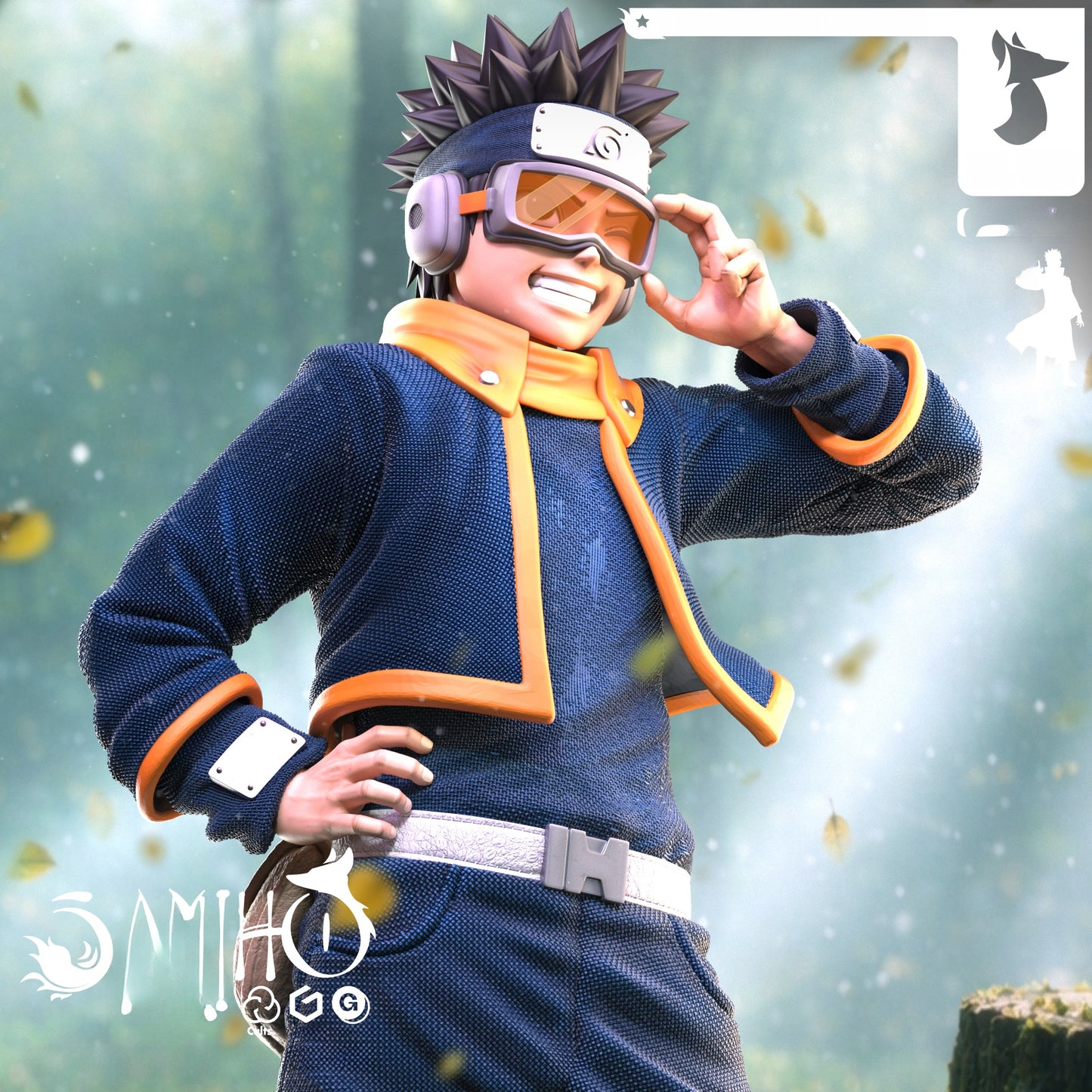 1432 Young Uchiha Obito_Naruto - STL 3D Print Files