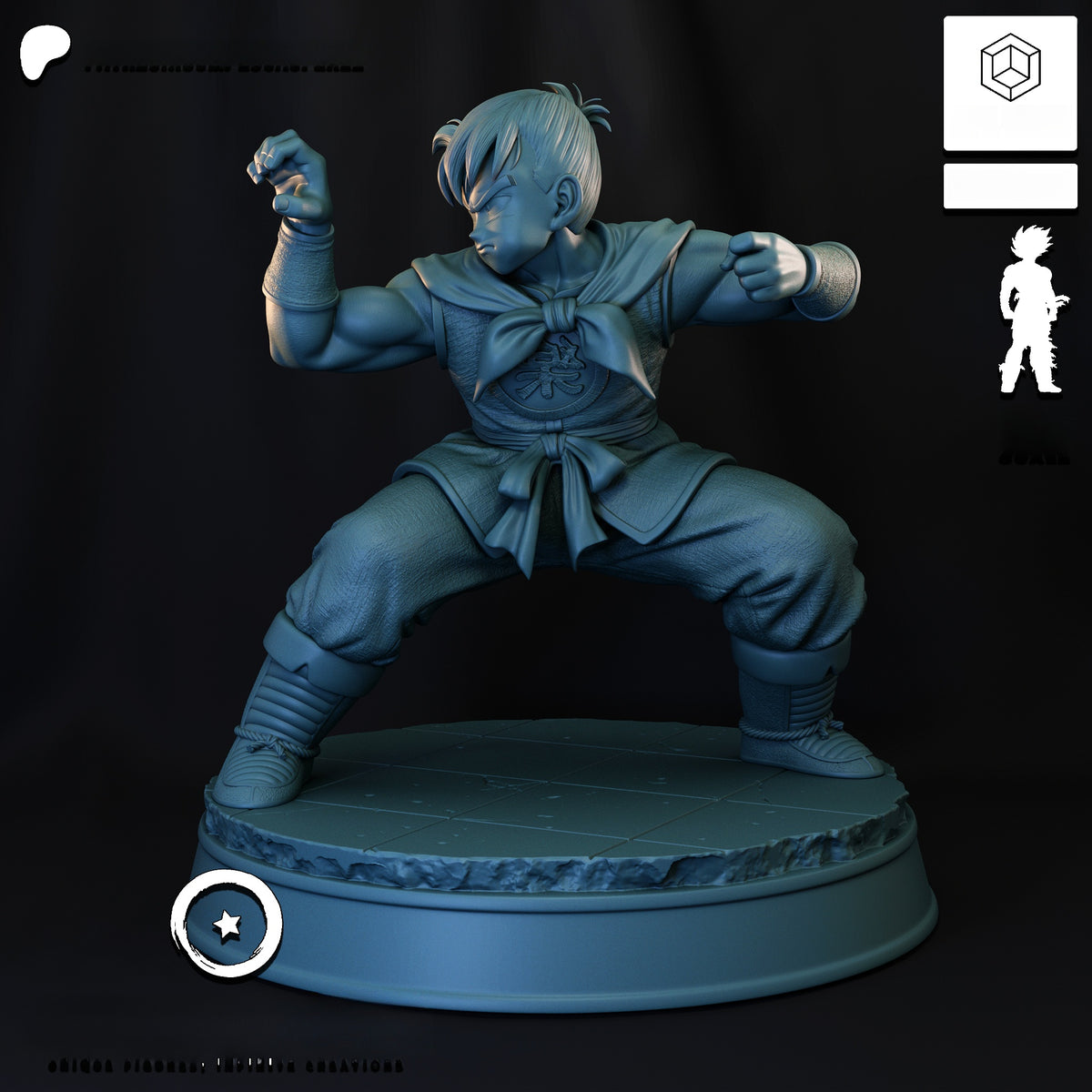 1765 Yamcha_Dragon Ball - STL 3D Print Files