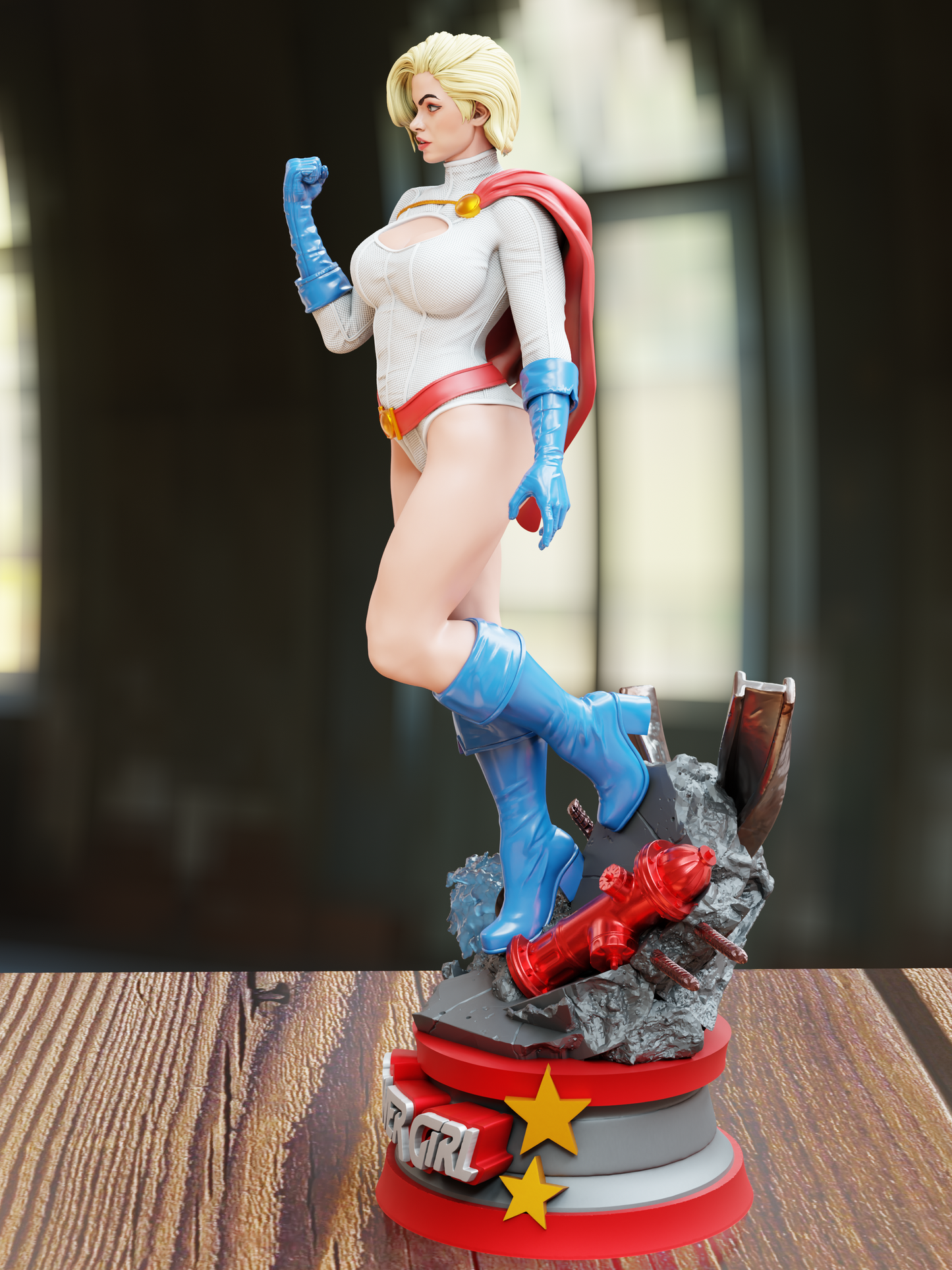 0501 Power Girl NSFW - DC Comics (2106) - STL 3D Print Files