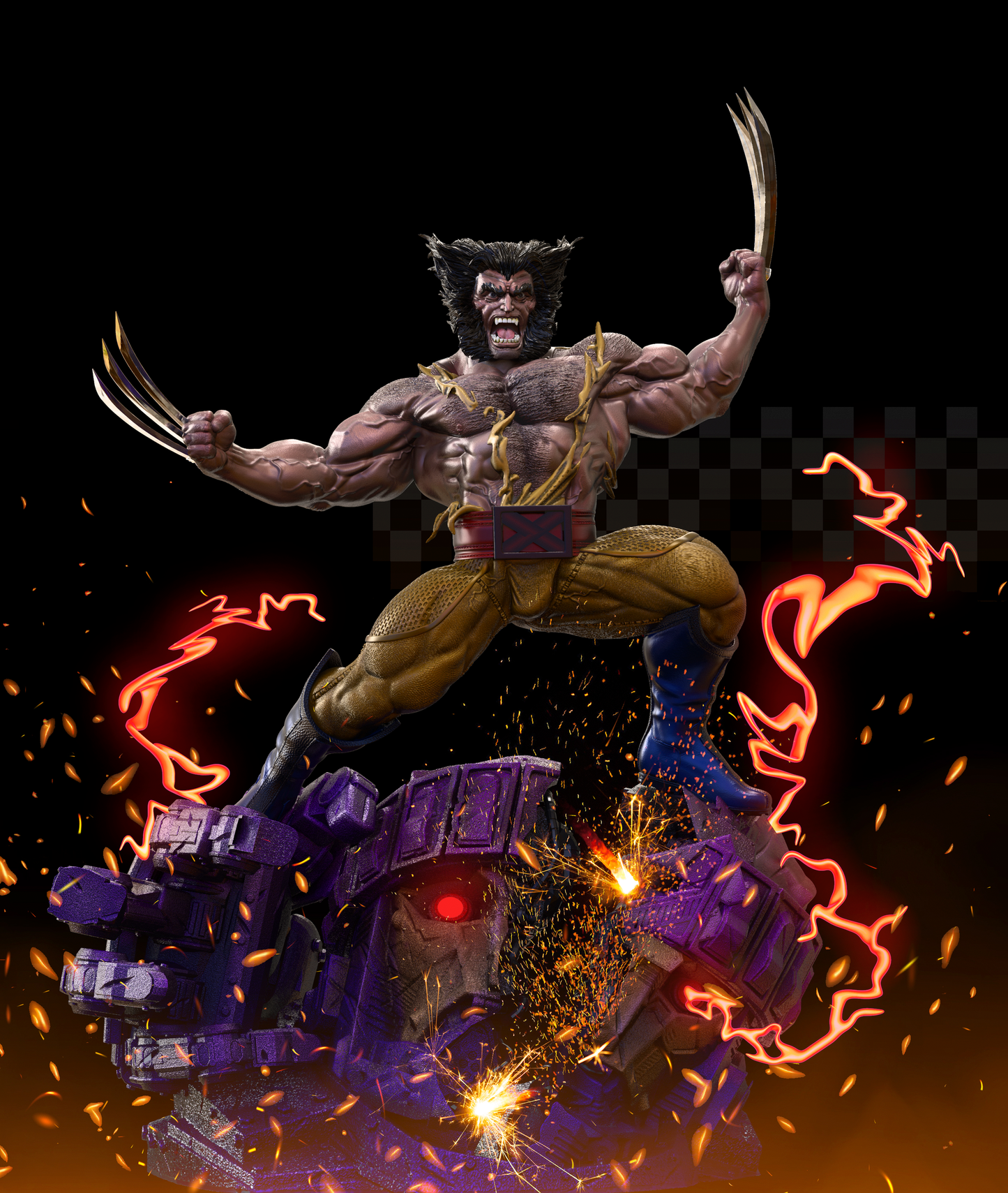0944 WOLVERINE - LOGAN (2258) - STL 3D Print Files