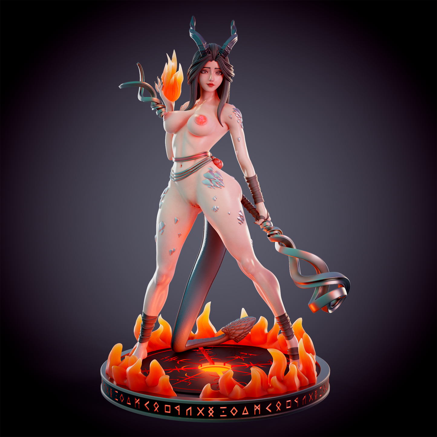 0214 Dragonborn fire priest - STL 3D Print Files