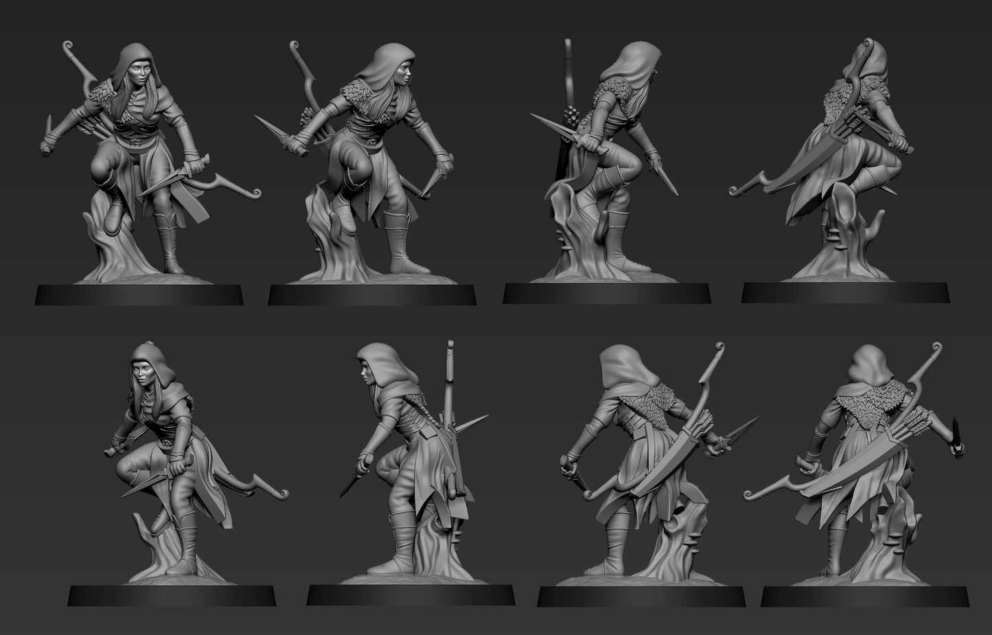 0695 Wood Elves Army Bundle - STL 3D Print Files