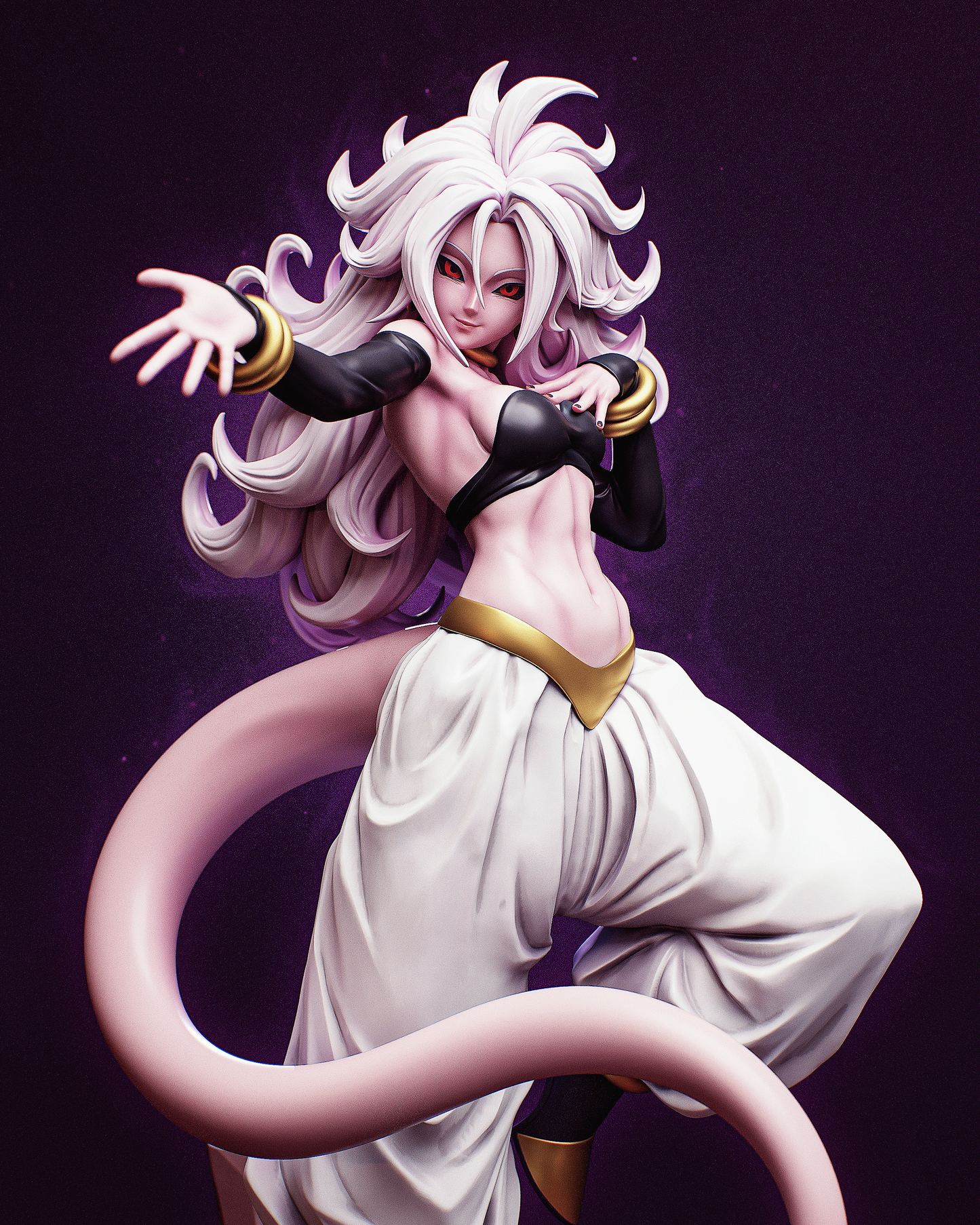 1635 Android 21_Dragon Ball - STL 3D Print Files