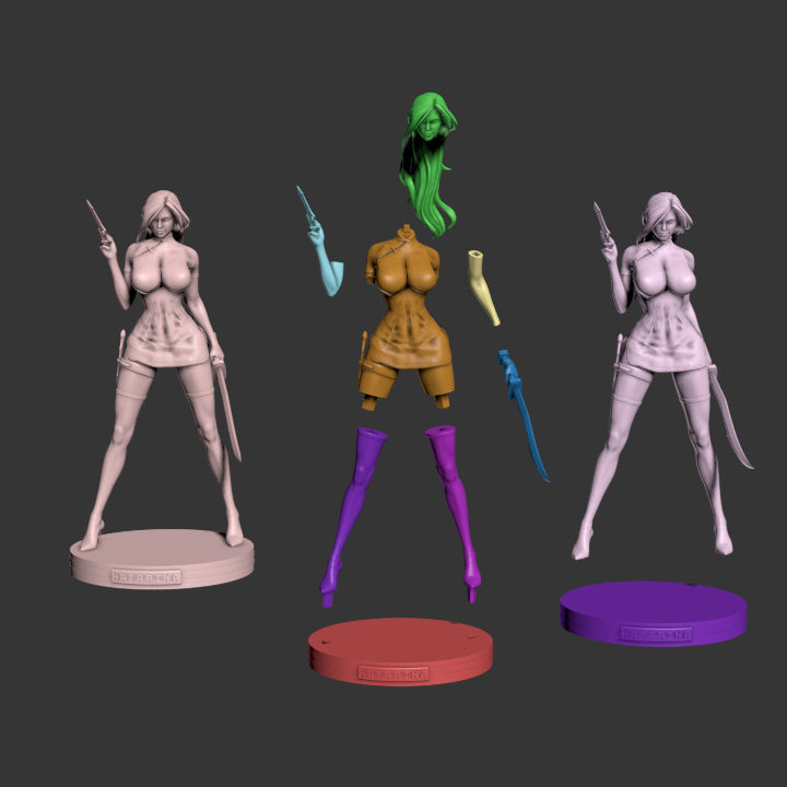 1030 Katarina_League of Legends - STL 3D Print Files