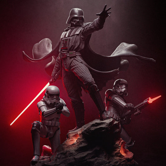 0184 Darth Vader Diorama - Star Wars (2253) - STL 3D Print Files