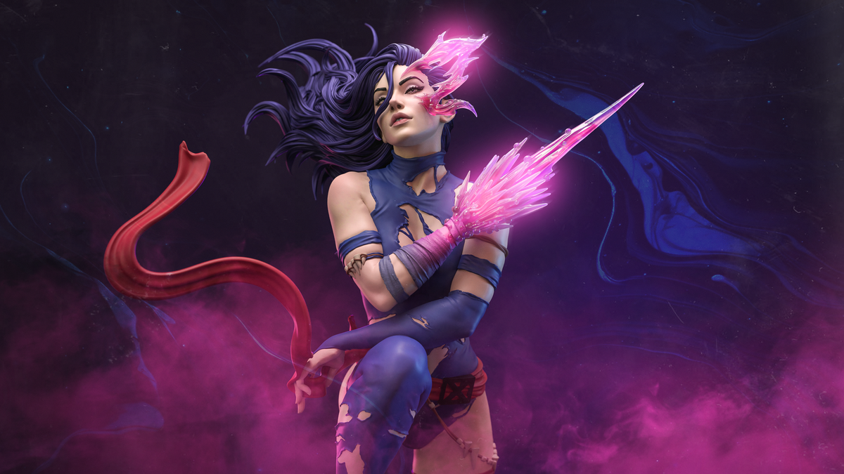 1913 Savage Land Psylocke_Marvel Comics - STL 3D Print Files