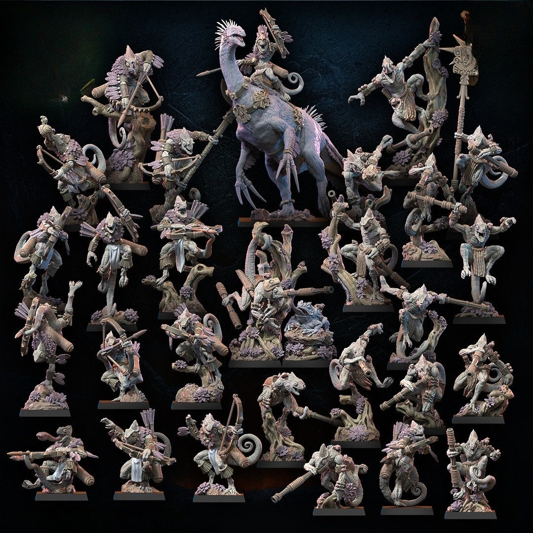 0703 Cuetzpal Empire Remastered Vol1 - STL 3D Print Files