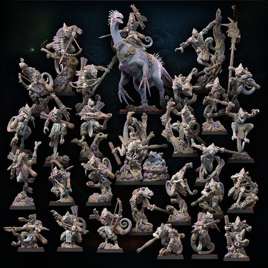 0703 Cuetzpal Empire Remastered Vol1 - STL 3D Print Files