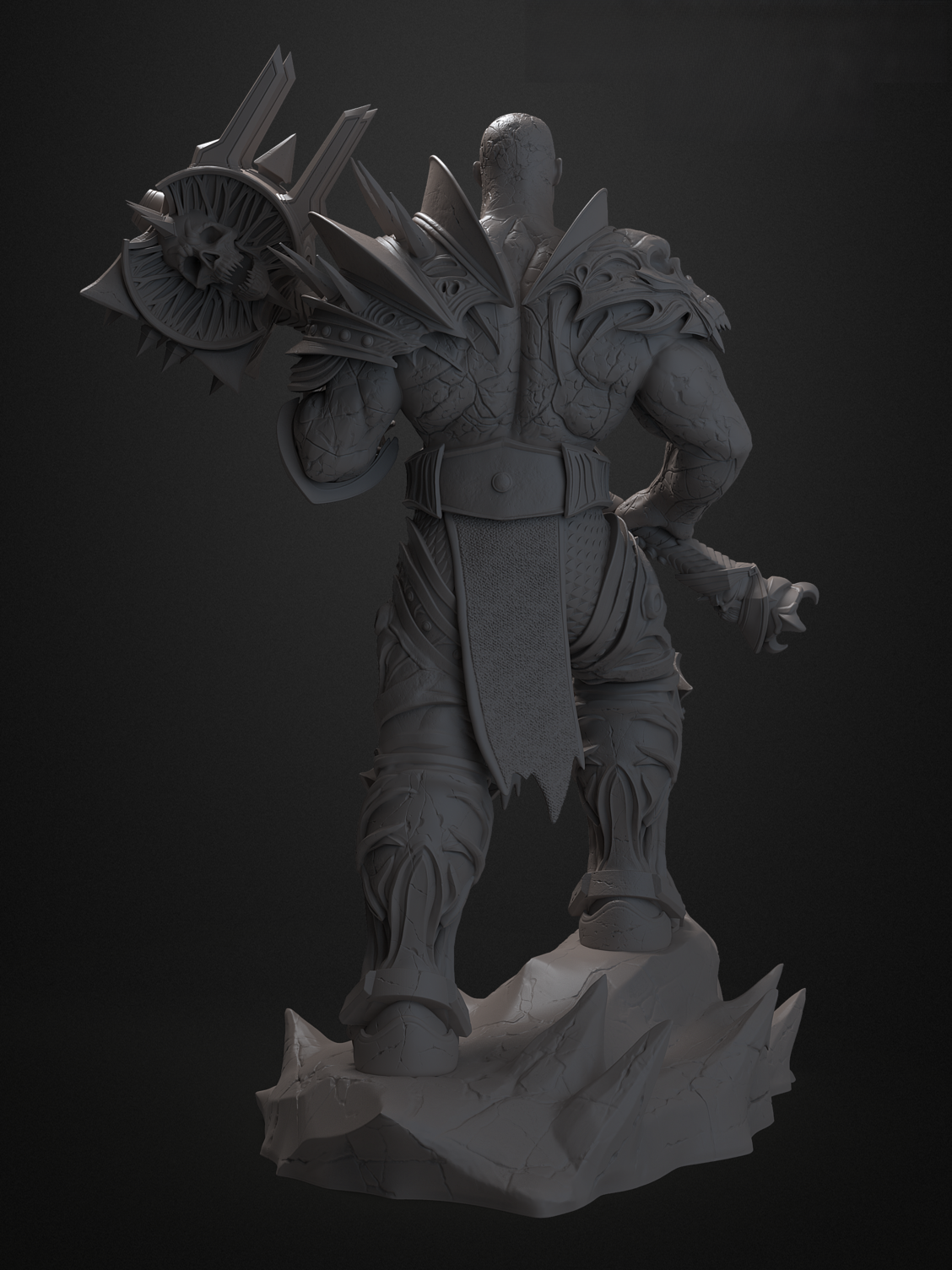 0723 Bolvar Fordragon The Lich King - World of Warcraft - STL 3D Print Files