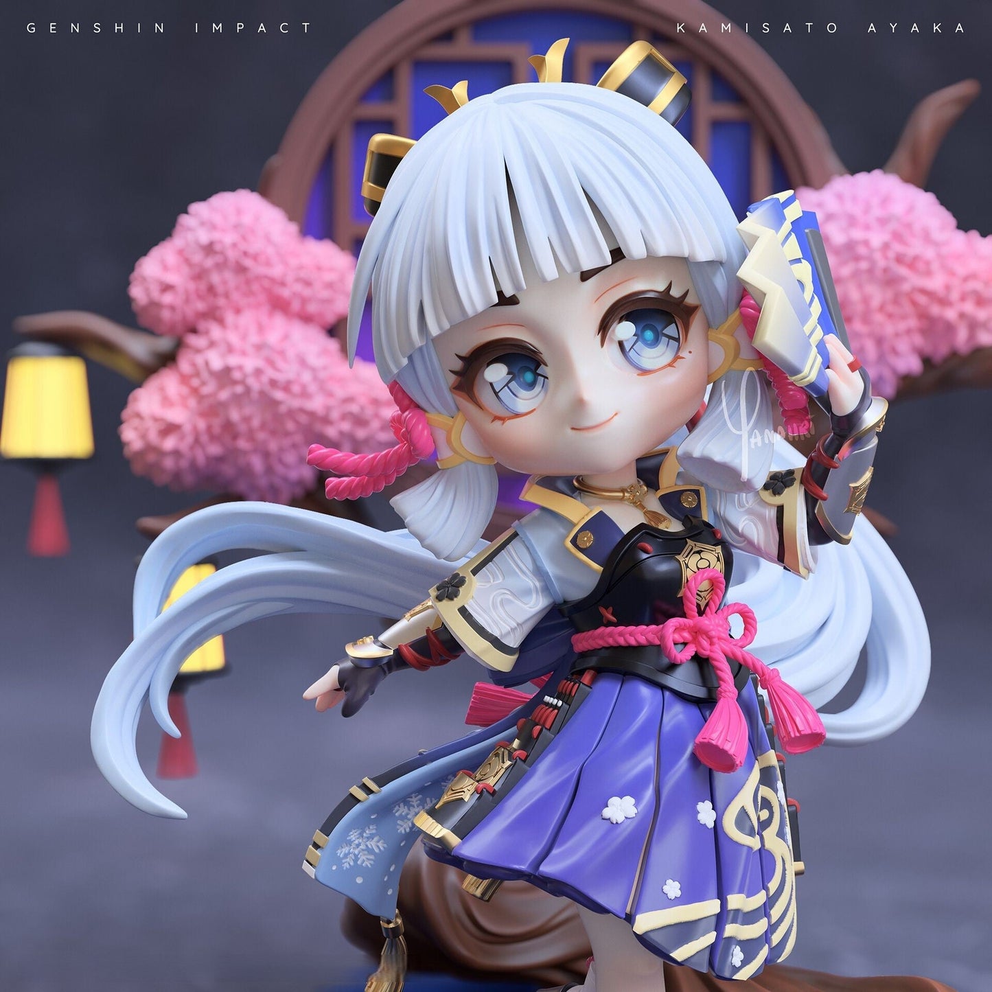 0625 Chibi Kamisato Ayaka - Genshin Impact - STL 3D Print Files