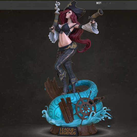0504 Miss Fortune NSFW - League of Legends (1870) - STL 3D Print Files