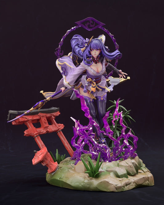 0185 Raiden Shogun - Genshin Impact (1212) - STL 3D Print Files