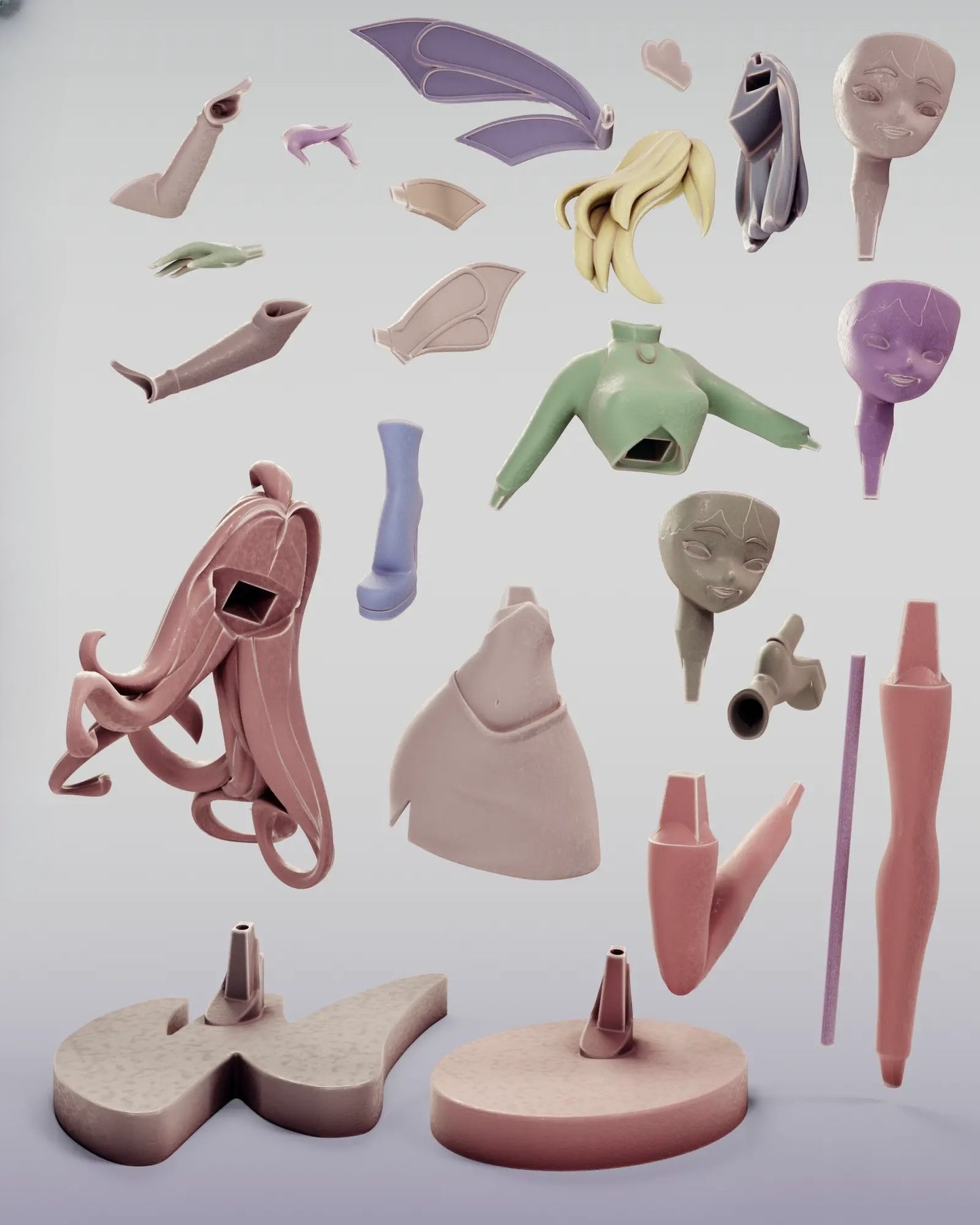 1474 Bloom_Winx Club - STL 3D Print Files