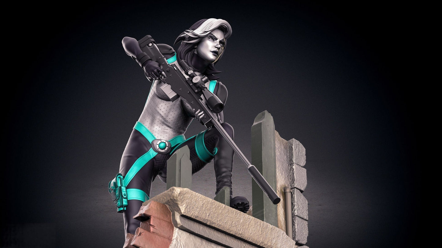 0117 Domino - Marvel Comics (1538) - STL 3D Print Files