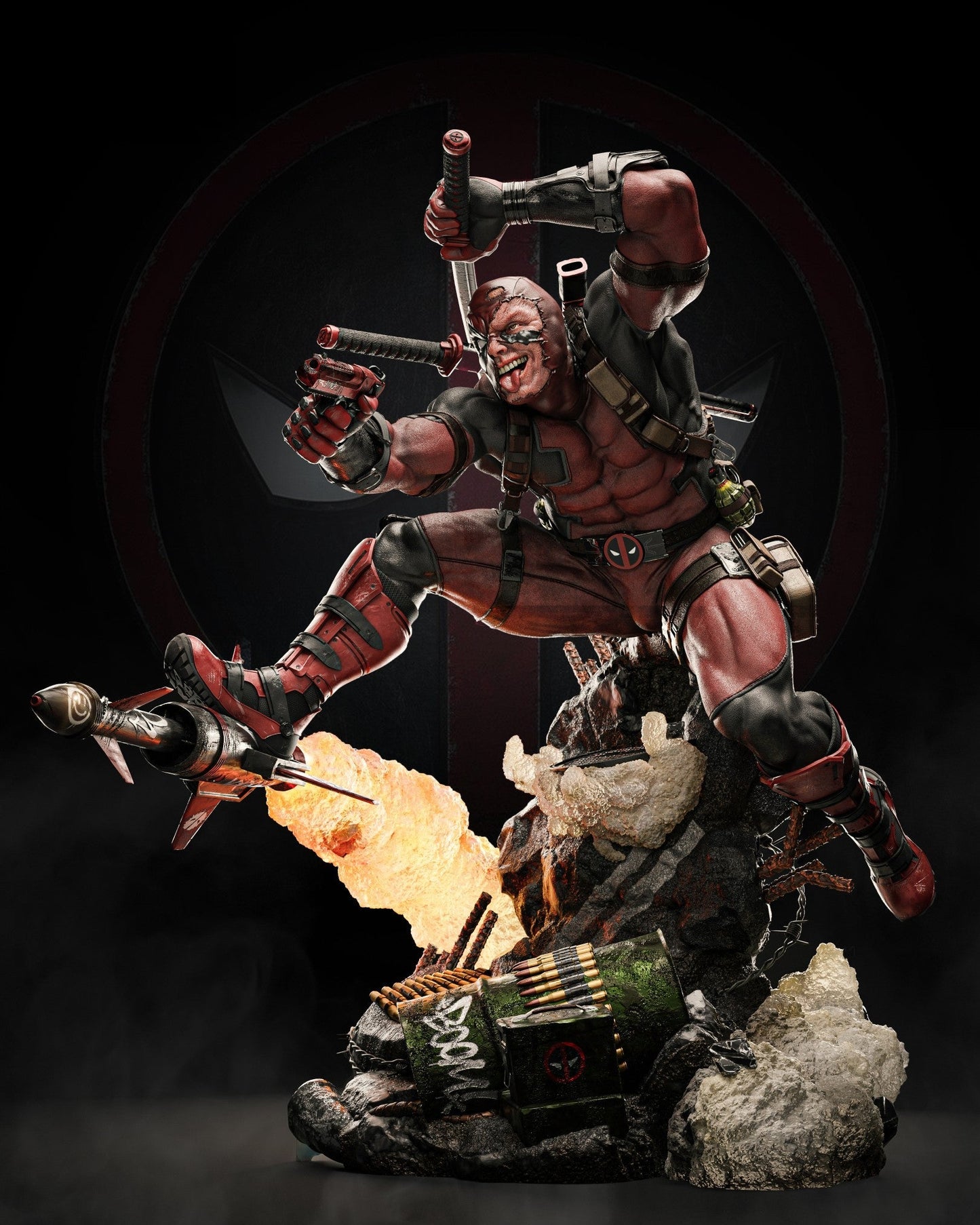 0116 Deadpool - Marvel Comics - STL 3D Print Files