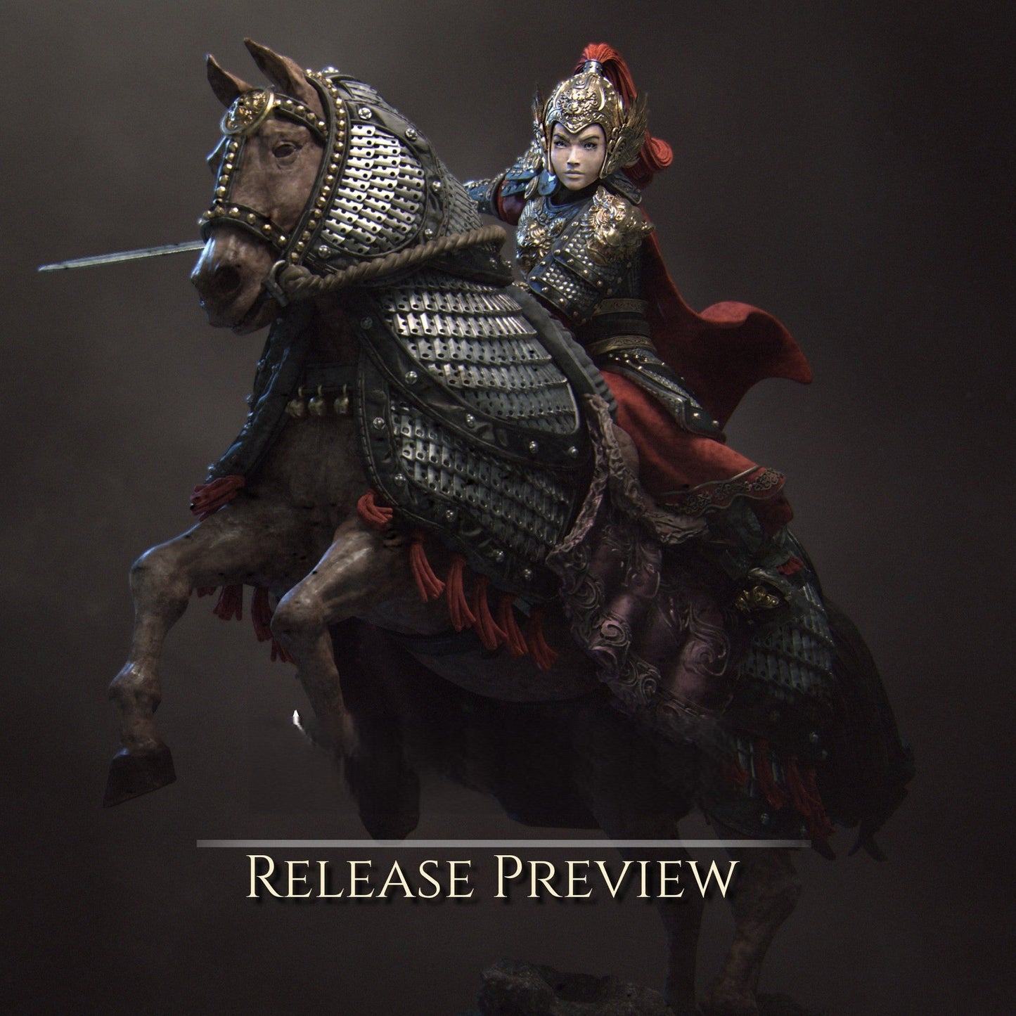 0138 Kwan Yen - The Warrior of the Tiger - STL 3D Print Files