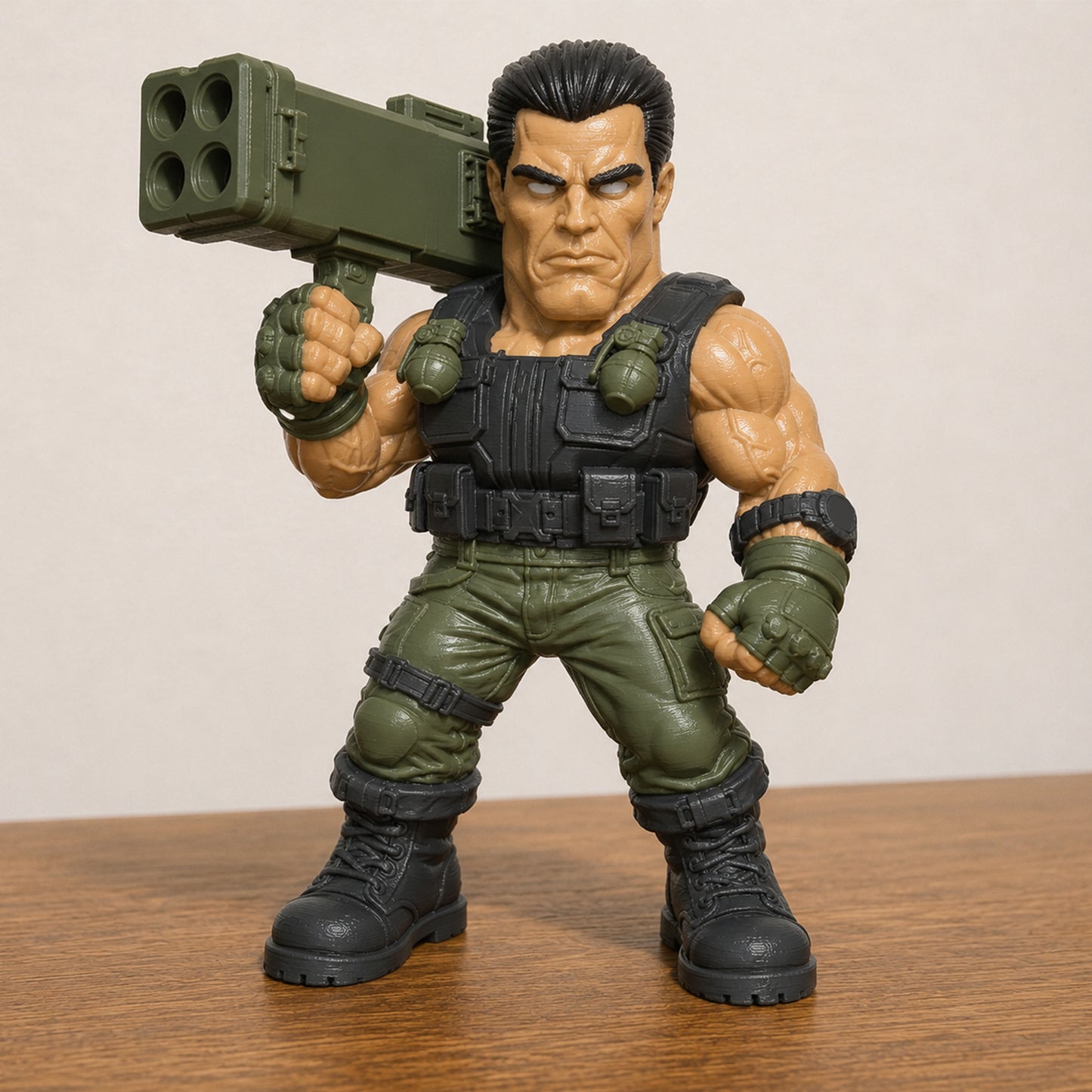 1532 Arnold Schwarzenegger_Commando - STL 3D Print Files