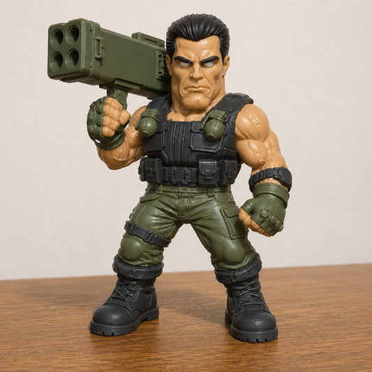 1532 Arnold Schwarzenegger_Commando - STL 3D Print Files
