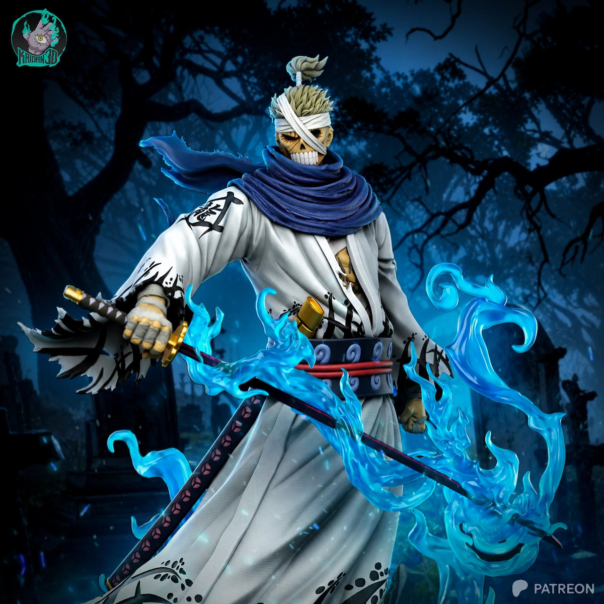 1950 Shimotsuki Ryuma_One Piece - STL 3D Print Files