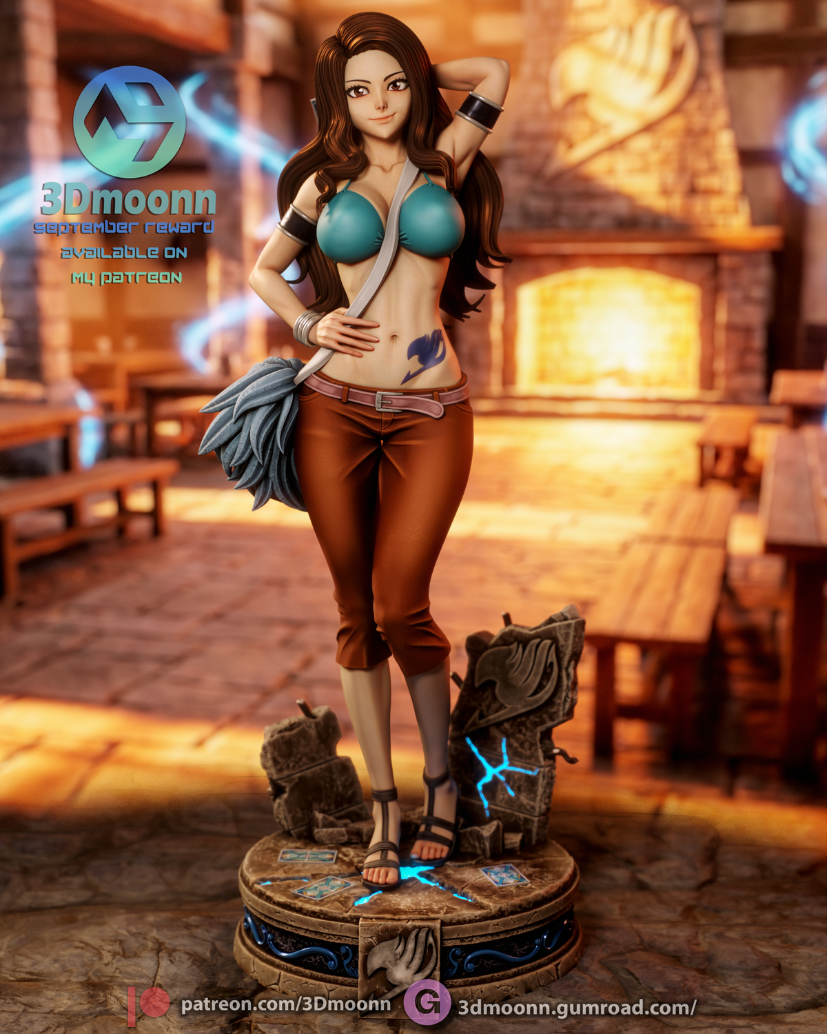2122 Cana Alberona_Fairy Tail NSFW - STL 3D Print Files