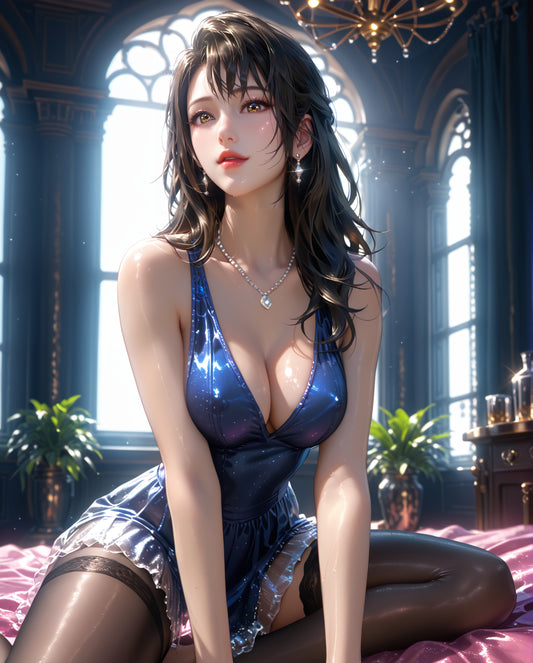 X0030 Kyrie Canaan (Final Fantasy VII)The Pearl of Midnight_NSFW - FULL HD PHOTO
