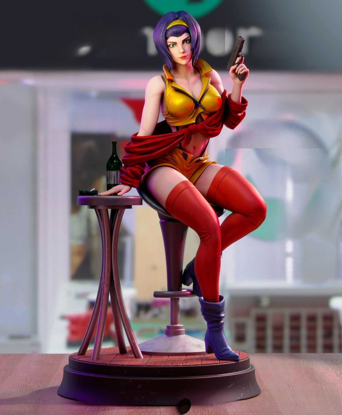 0927 Faye Valentine NSFW - Cowboy Bebop (2903) - STL 3D Print Files