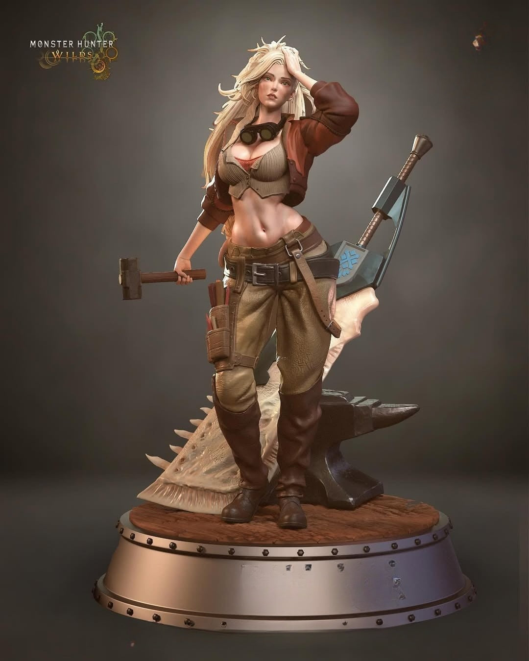 1007 Gemma - Monster Hunter Wilds (4043) - STL 3D Print Files