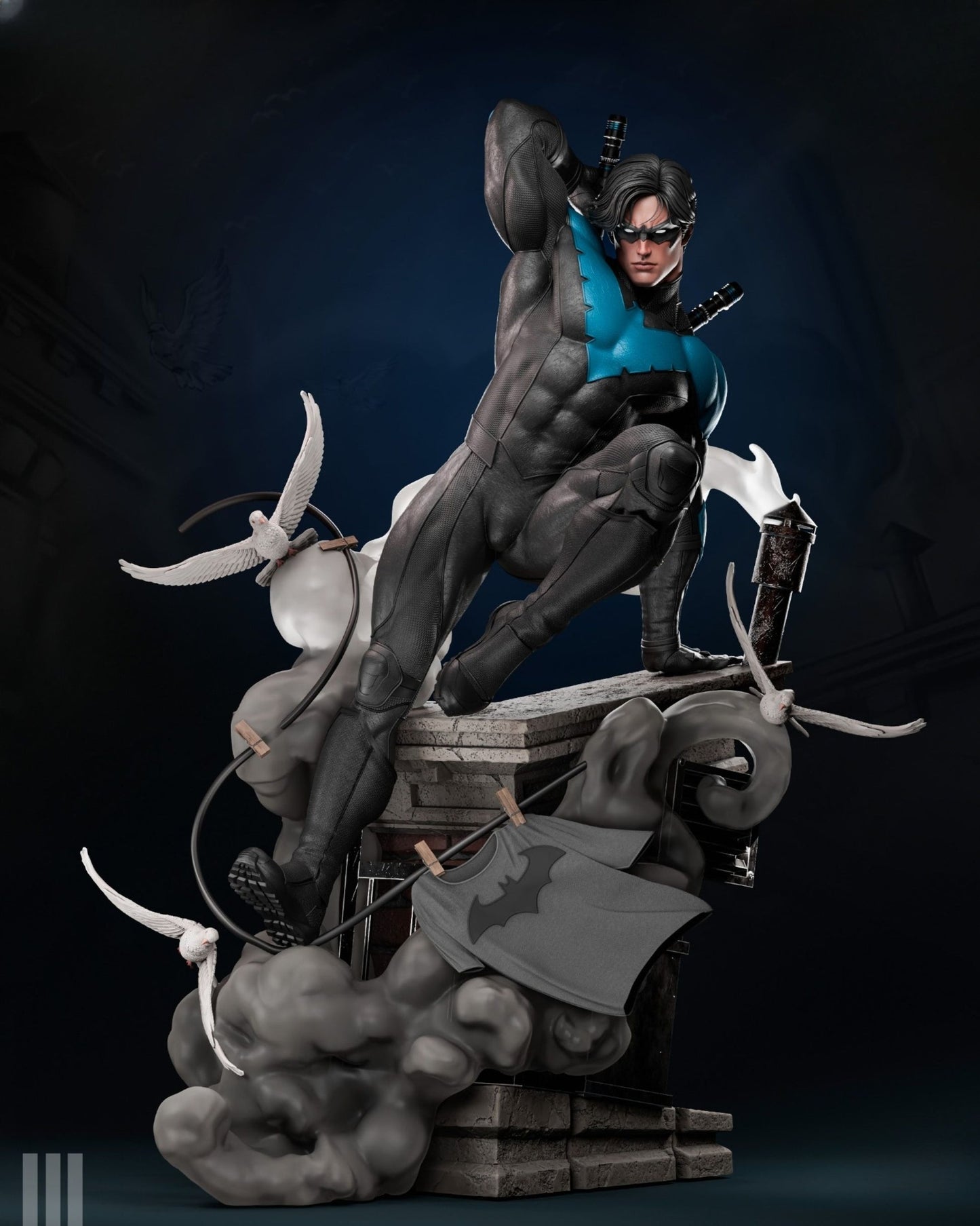 0556 Nightwing - Batman (4061) - STL 3D Print Files